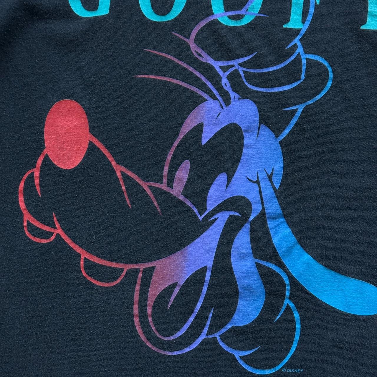 Black Goofy 90s Vintage Disney Graphic T-shirt - Large