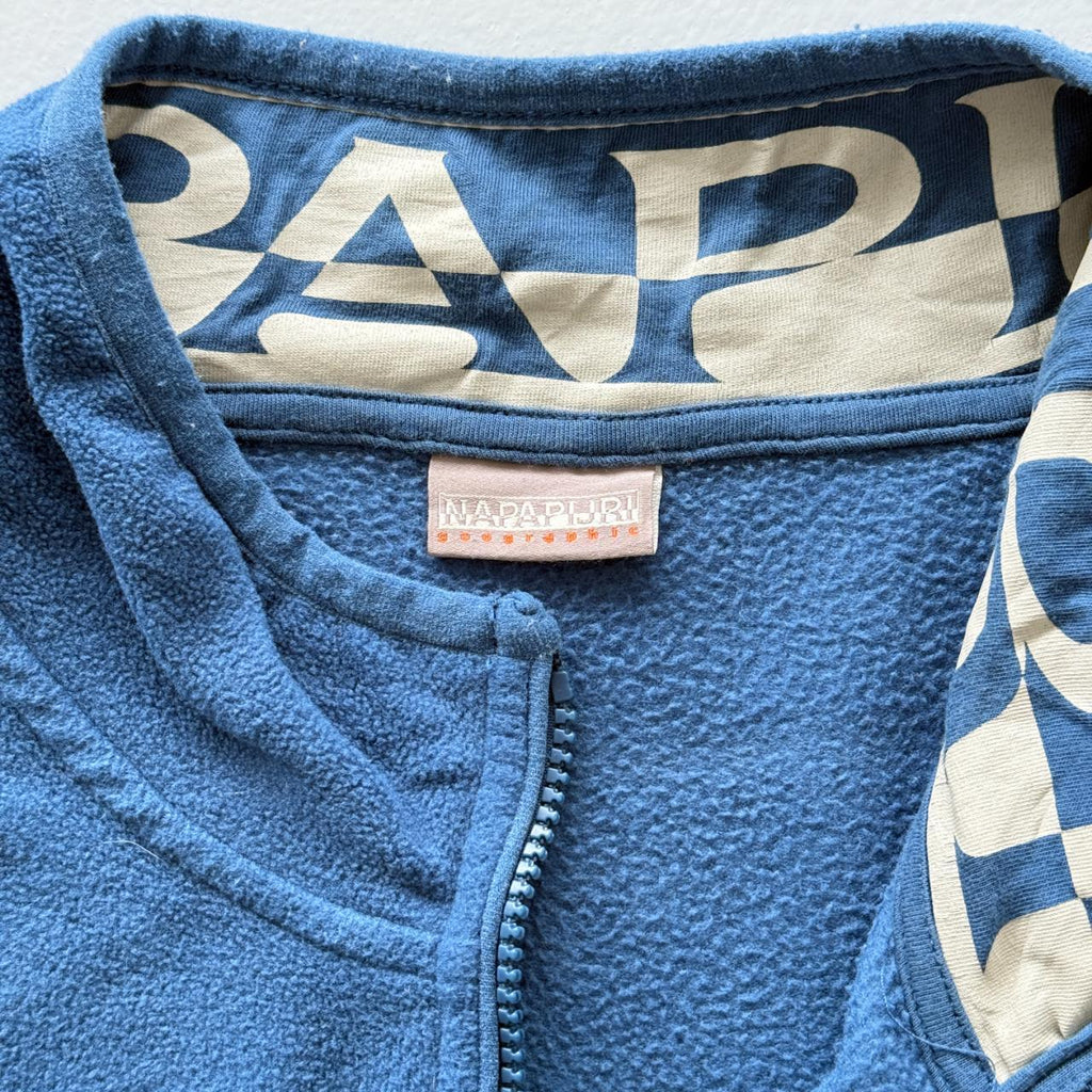 Navy Blue Napapijri Vintage Sweatshirt - XL