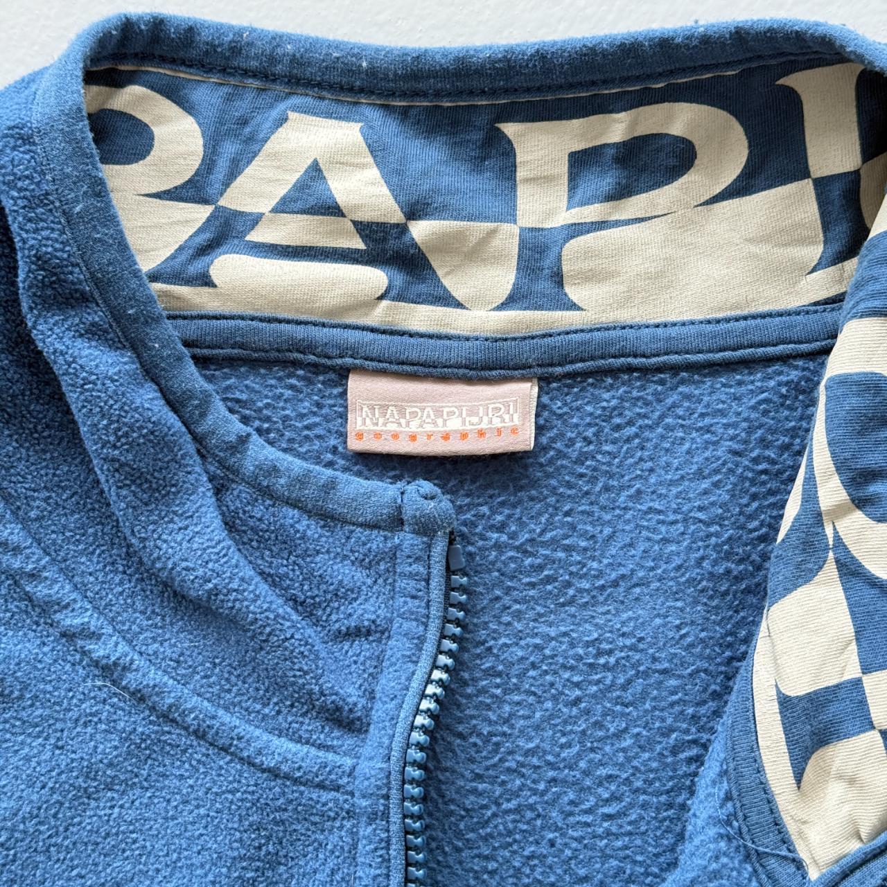 Navy Blue Napapijri Vintage Sweatshirt - XL