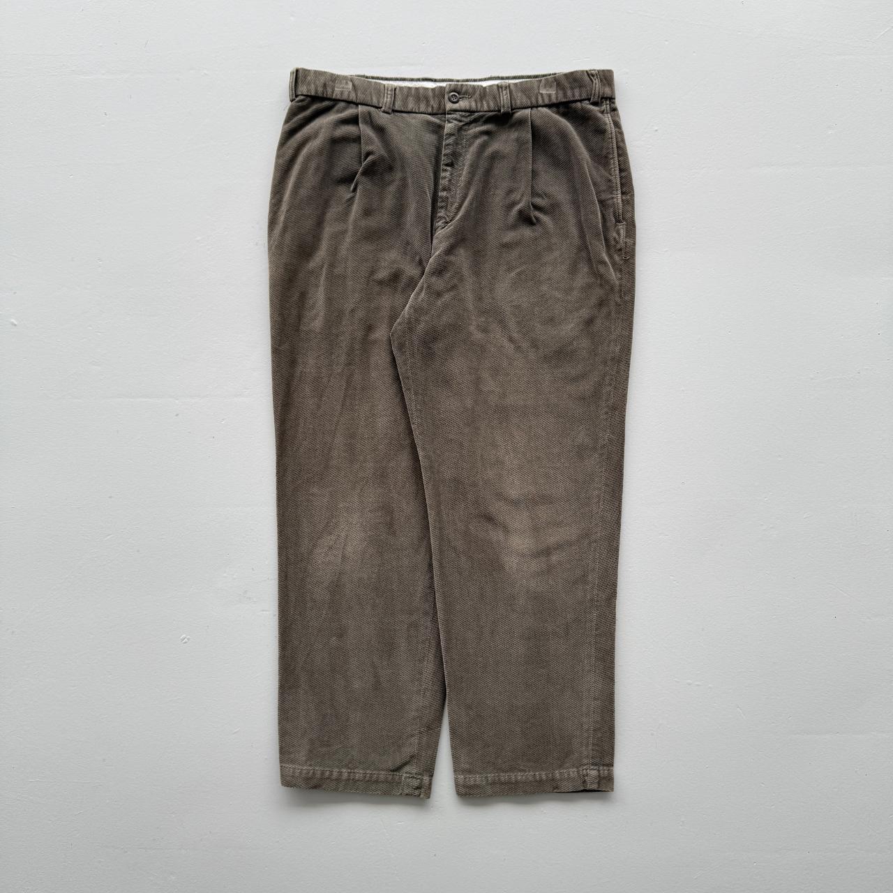 Green Marks & Spencer Vintage Corduroy Pants - 34" x 27"