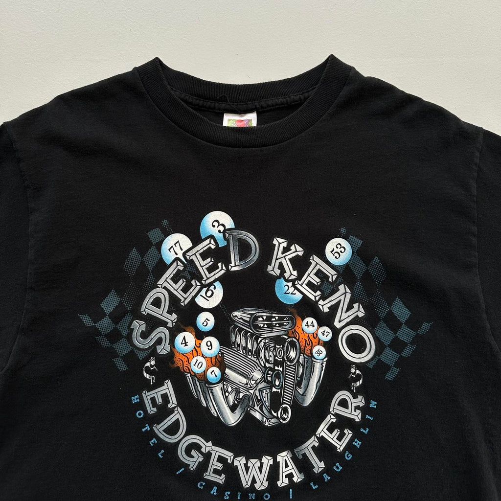 Black Speed Keno Car 00s Vintage T-shirt - Large