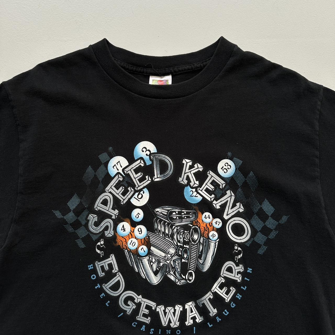 Black Speed Keno Car 00s Vintage T-shirt - Large