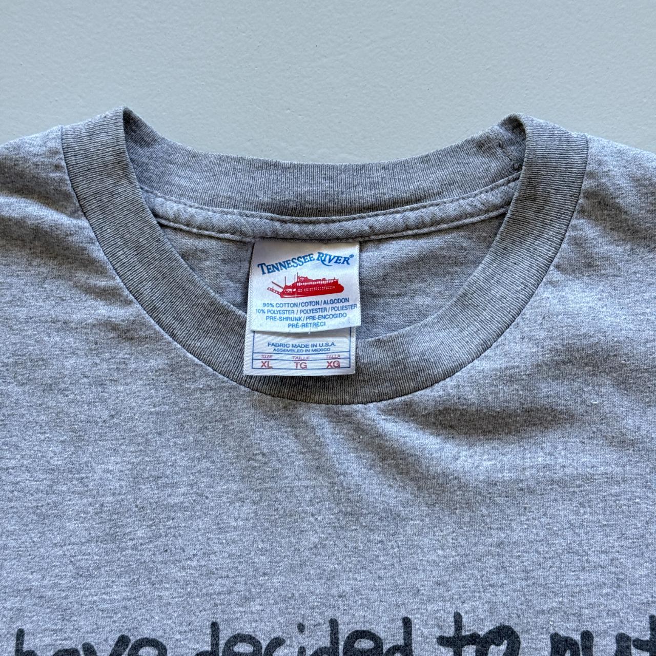 Grey 'I Have Decided To Put Myself In Charge' Vintage 90s T-shirt - XL