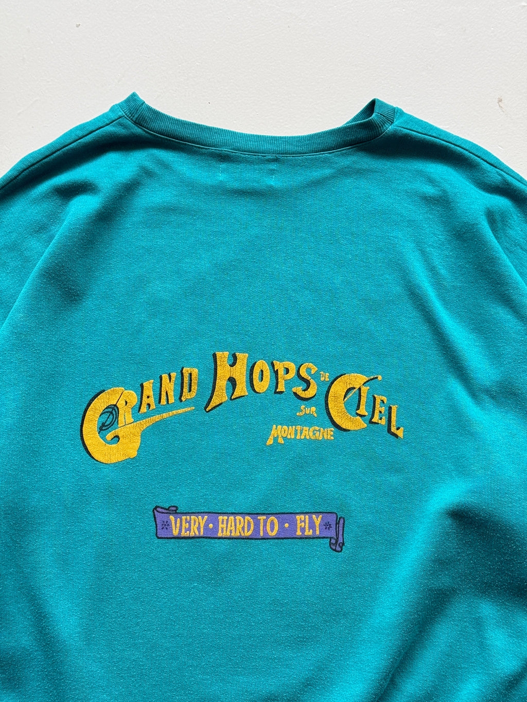Grand Hops de Ciel Saint Olsen 80's Vintage Graphic Sweatshirt - Medium/Large