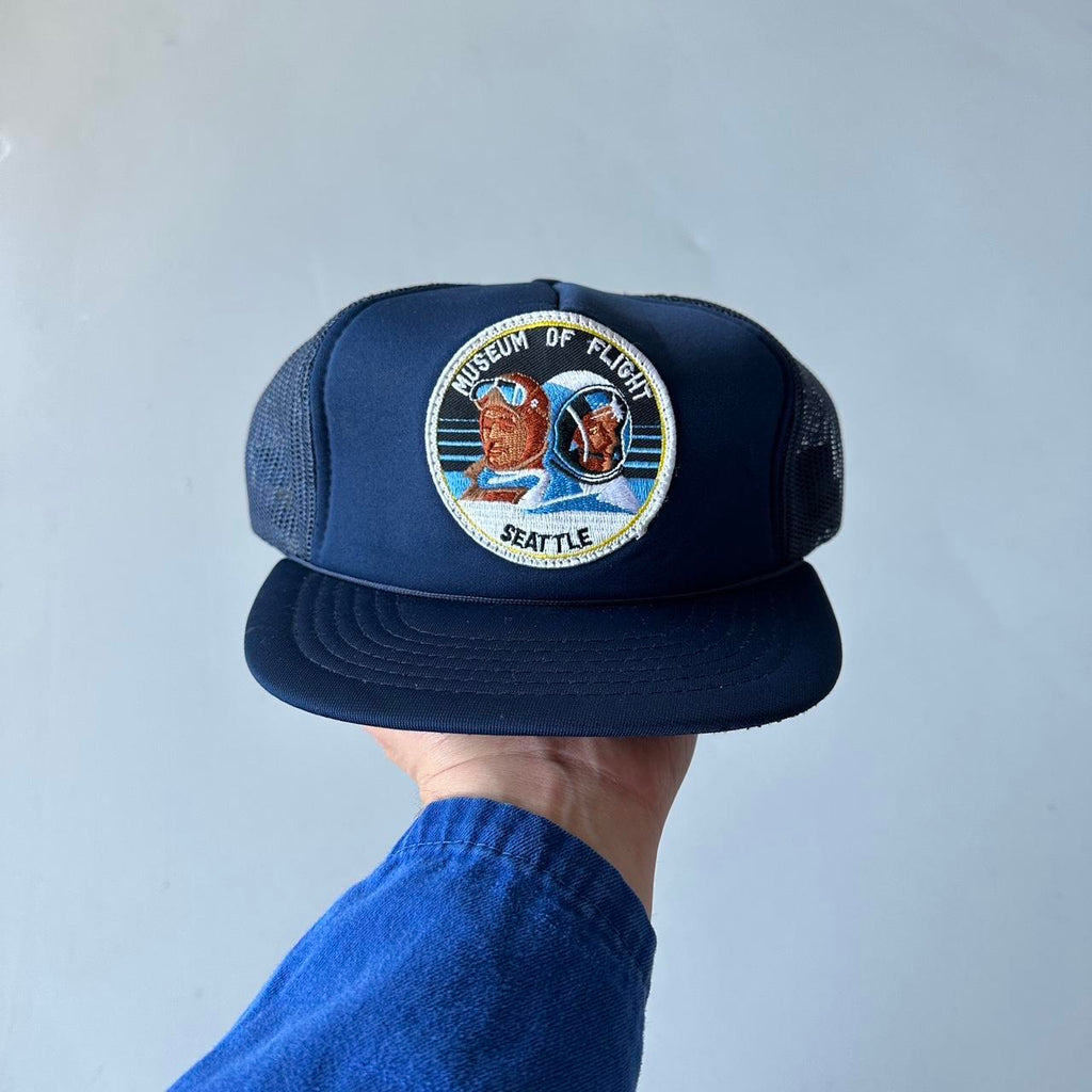 Navy Museum Of Flight Vintage SnapBack Trucker Cap