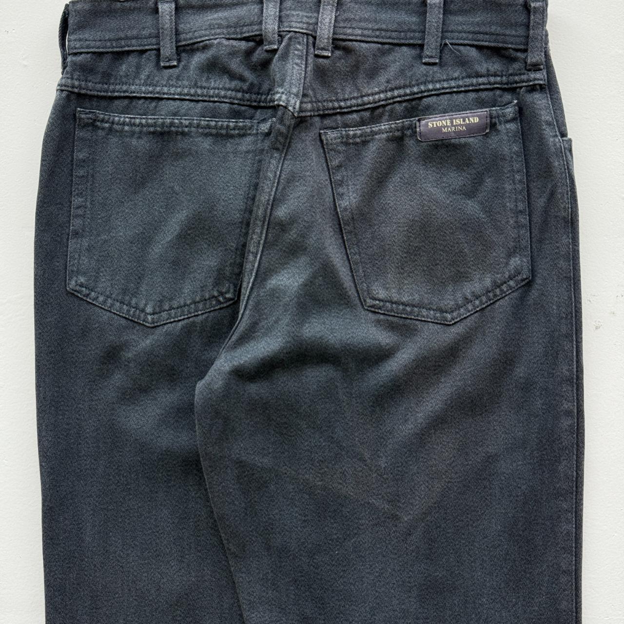 Stone Island Marina Black Vintage Jeans - 29” x 30”