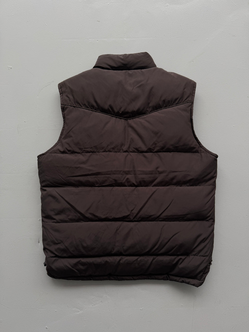 Brown Old Navy 00's Vintage Insulated Puffer Vest - Medium