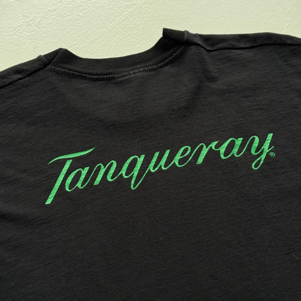 Black Tanqueray Gin 90s Vintage Graphic T-Shirt - Medium