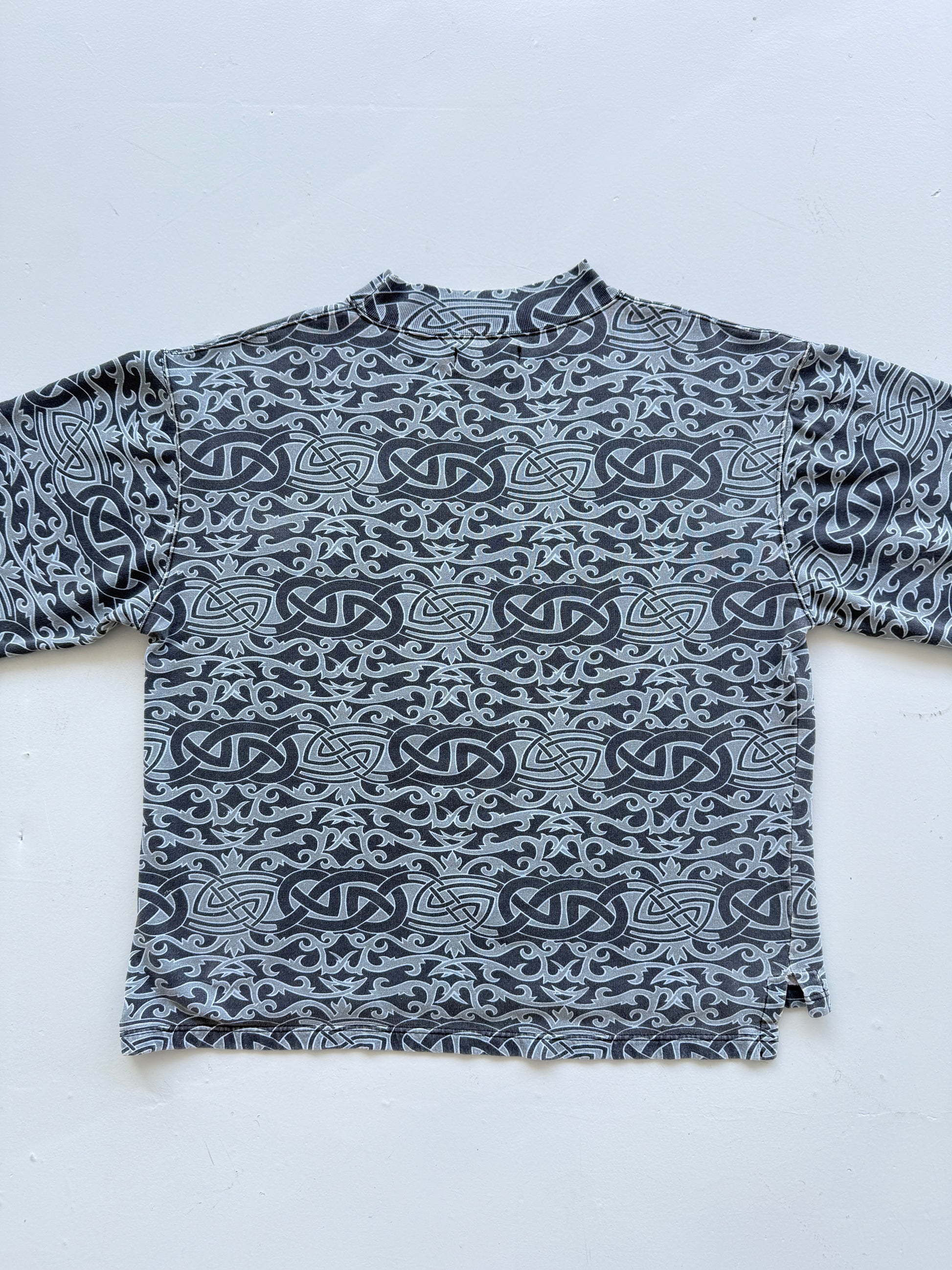 Gotcha All-Over Print 90's Vintage Surf Sweatshirt - Medium Oversized