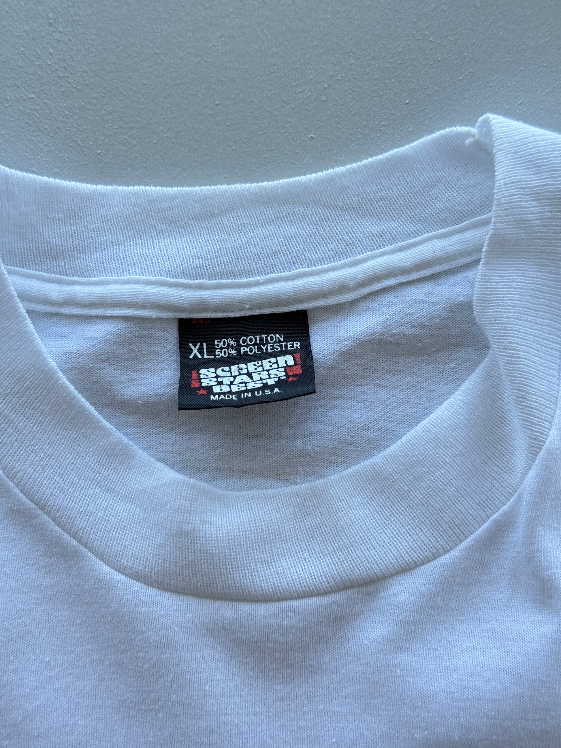 Hallmark Shoebox Greetings Single Stitch 90's Vintage Slogan T-Shirt - Large