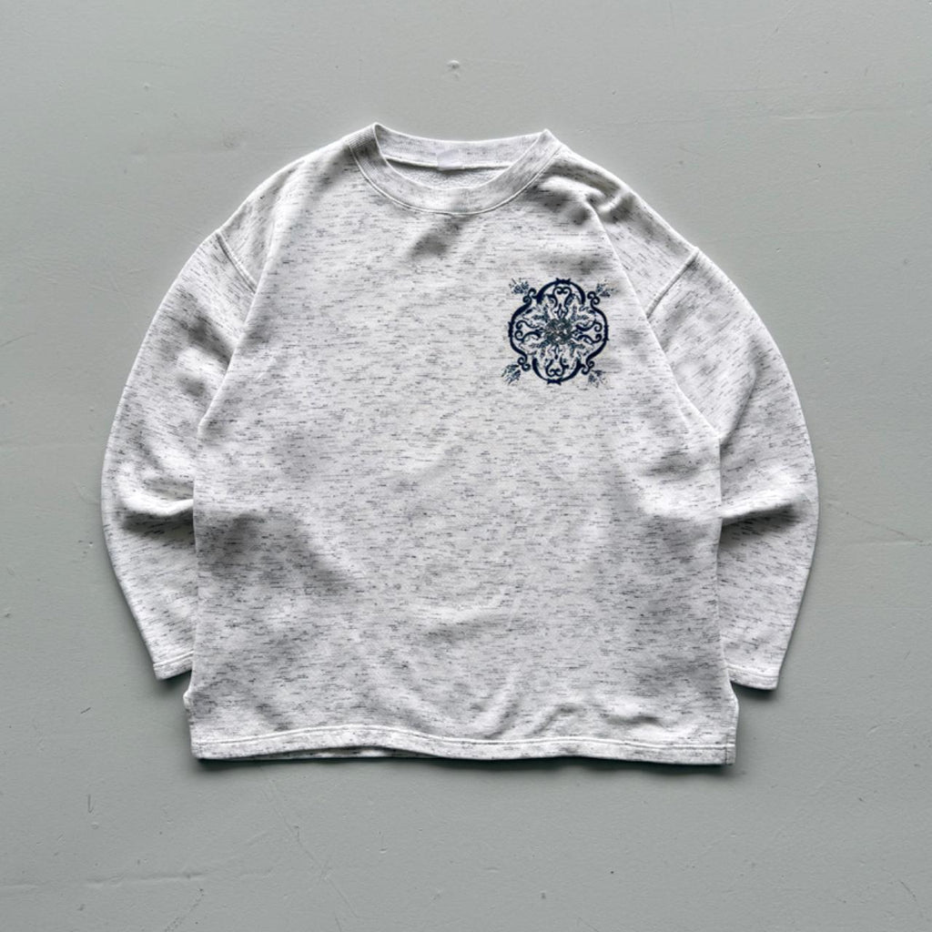 Grey Surfer 90’s Vintage Surf Style Sweatshirt - Medium