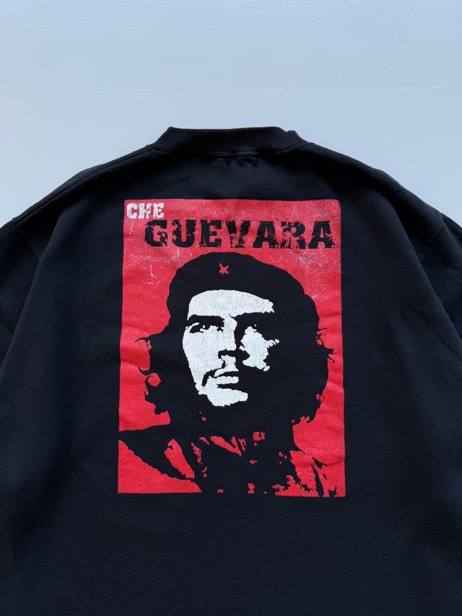 Black Che Guevara 90's Vintage Graphic Sweatshirt Jumper - XL