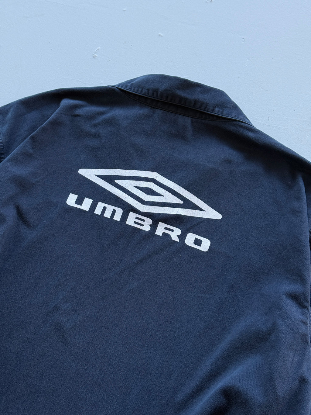 Umbro Navy Cotton 90's Vintage Training Sweatshirt - XL