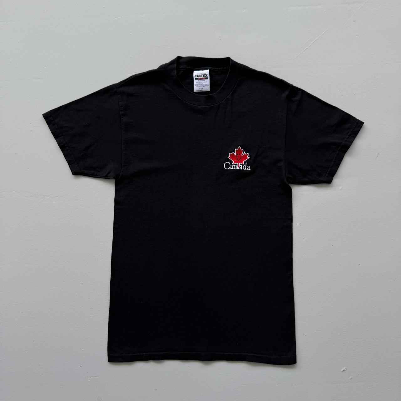 Black Canada Vintage 90’s Tourist T-shirt - Small
