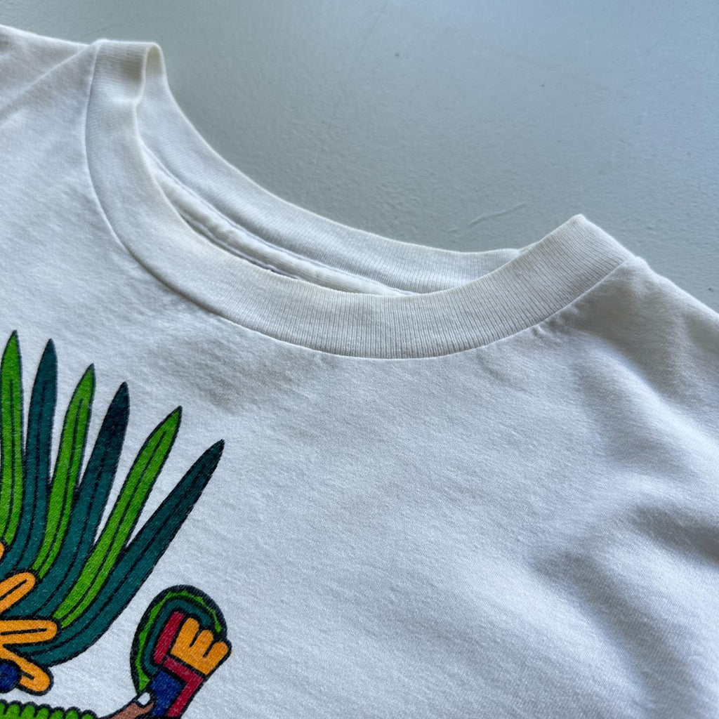 Mexico White 90s Vintage T-shirt - XL