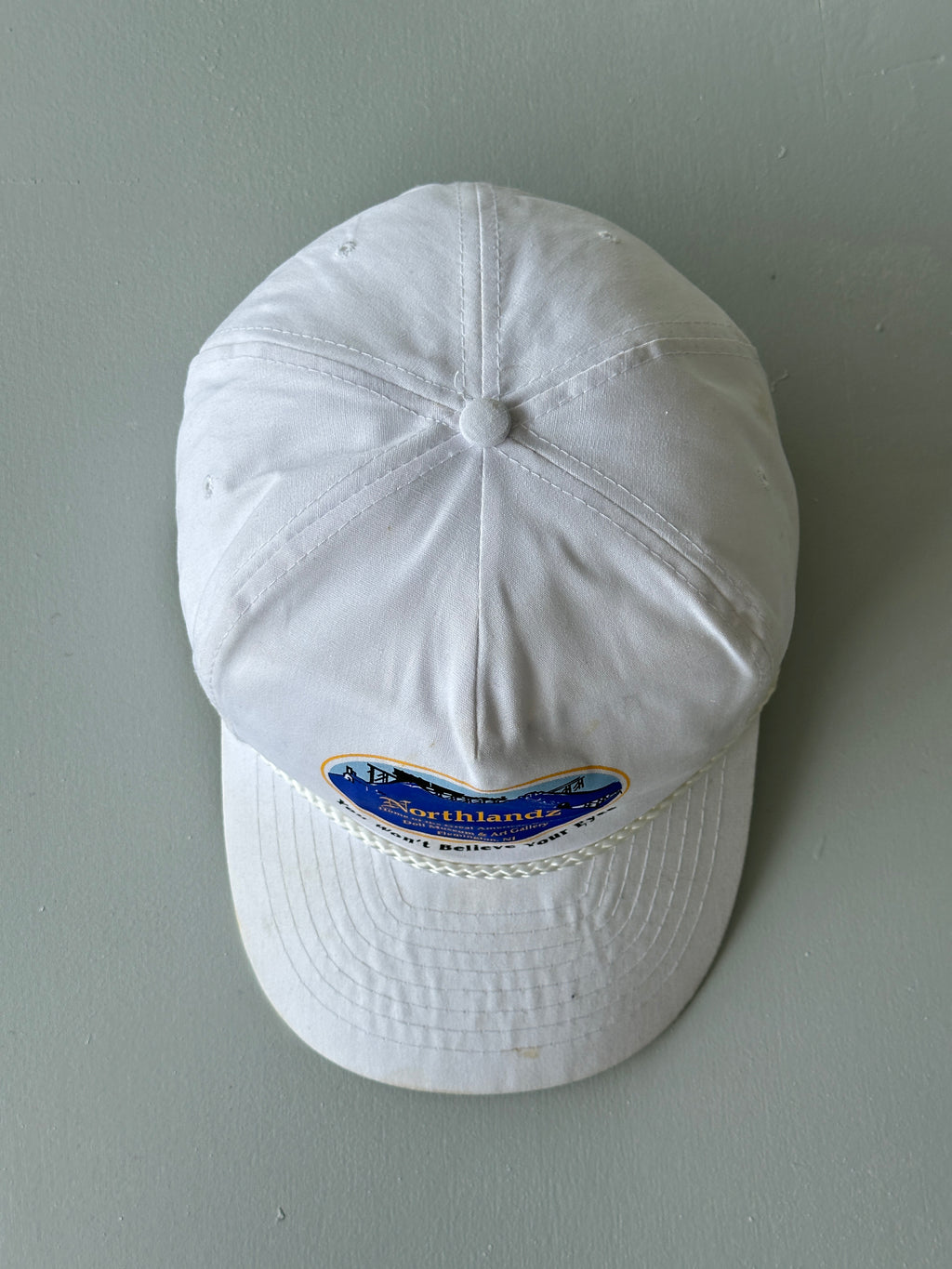 White Northlandz Railway 90's Vintage SnapBack Trucker Cap