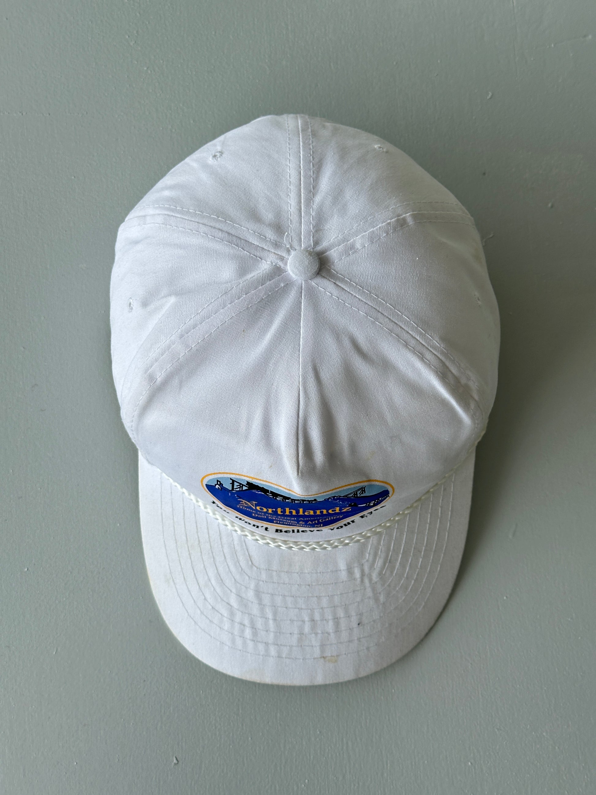 White Northlandz Railway 90's Vintage SnapBack Trucker Cap
