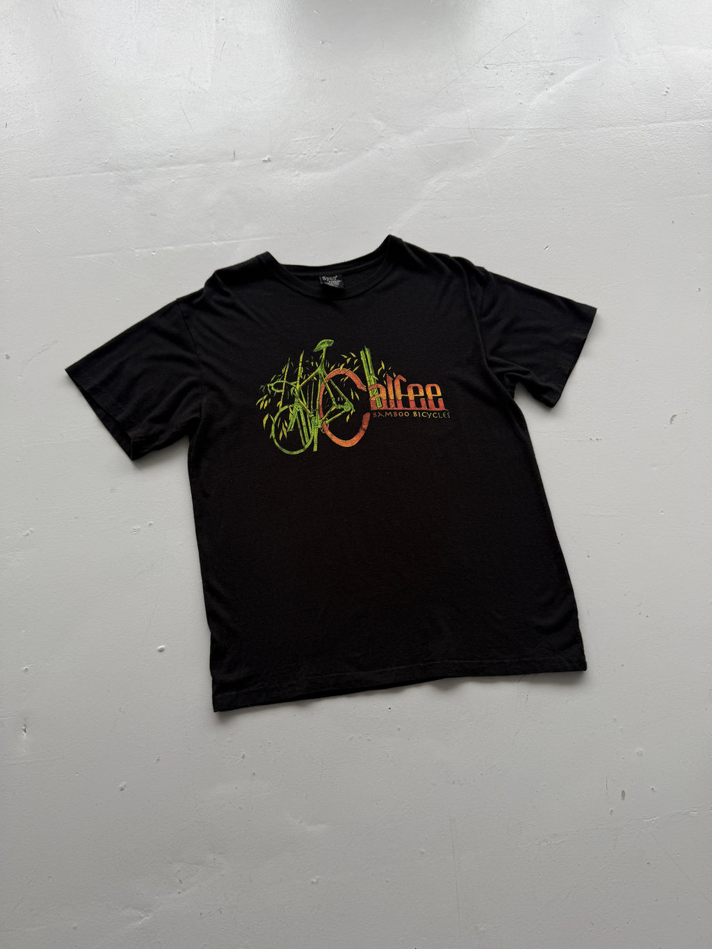 Black Bamboo Bicycles 00's Vintage Graphic Tourist T-Shirt - Small