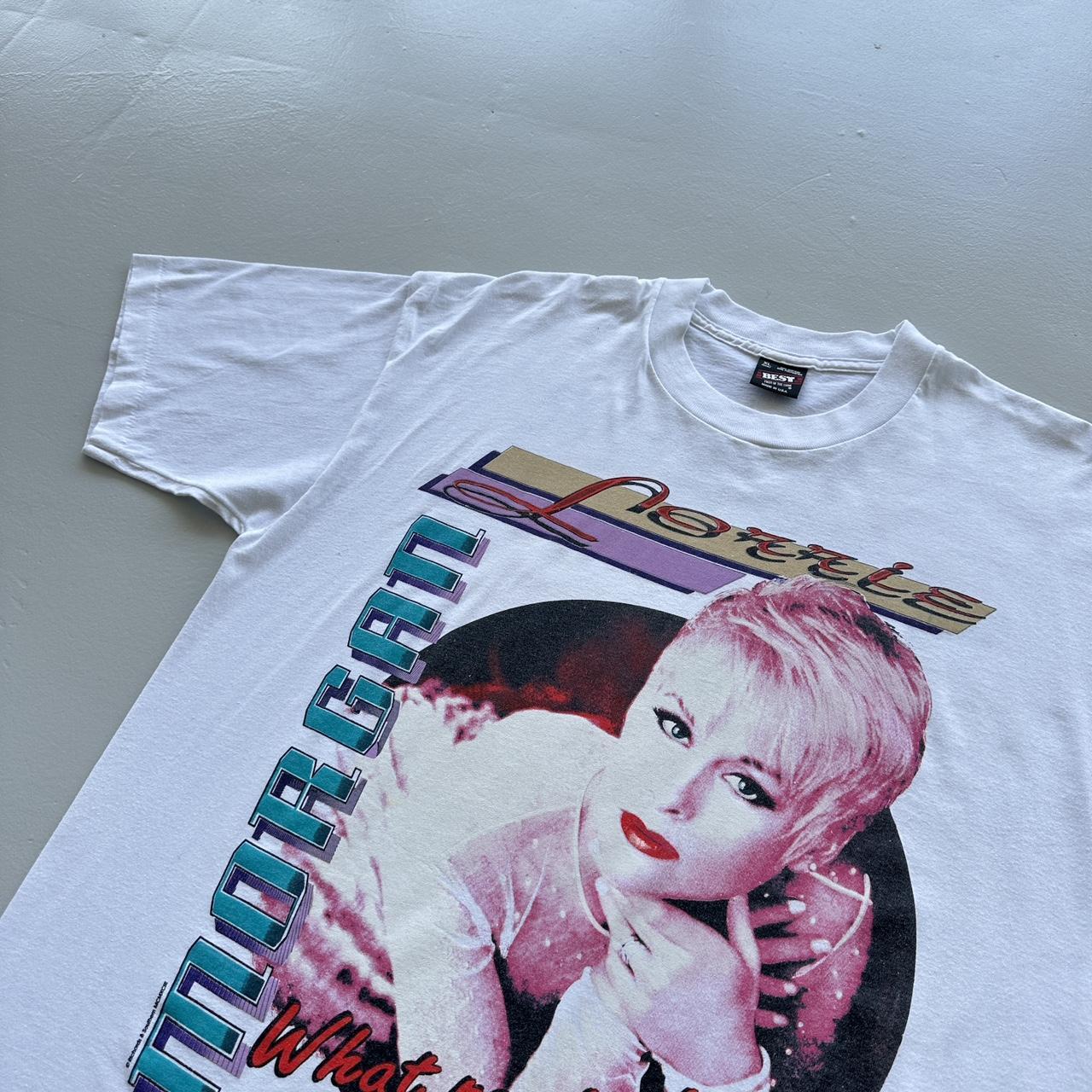 White Lorrie Morgan Vintage 90s Tour T-shirt - XL