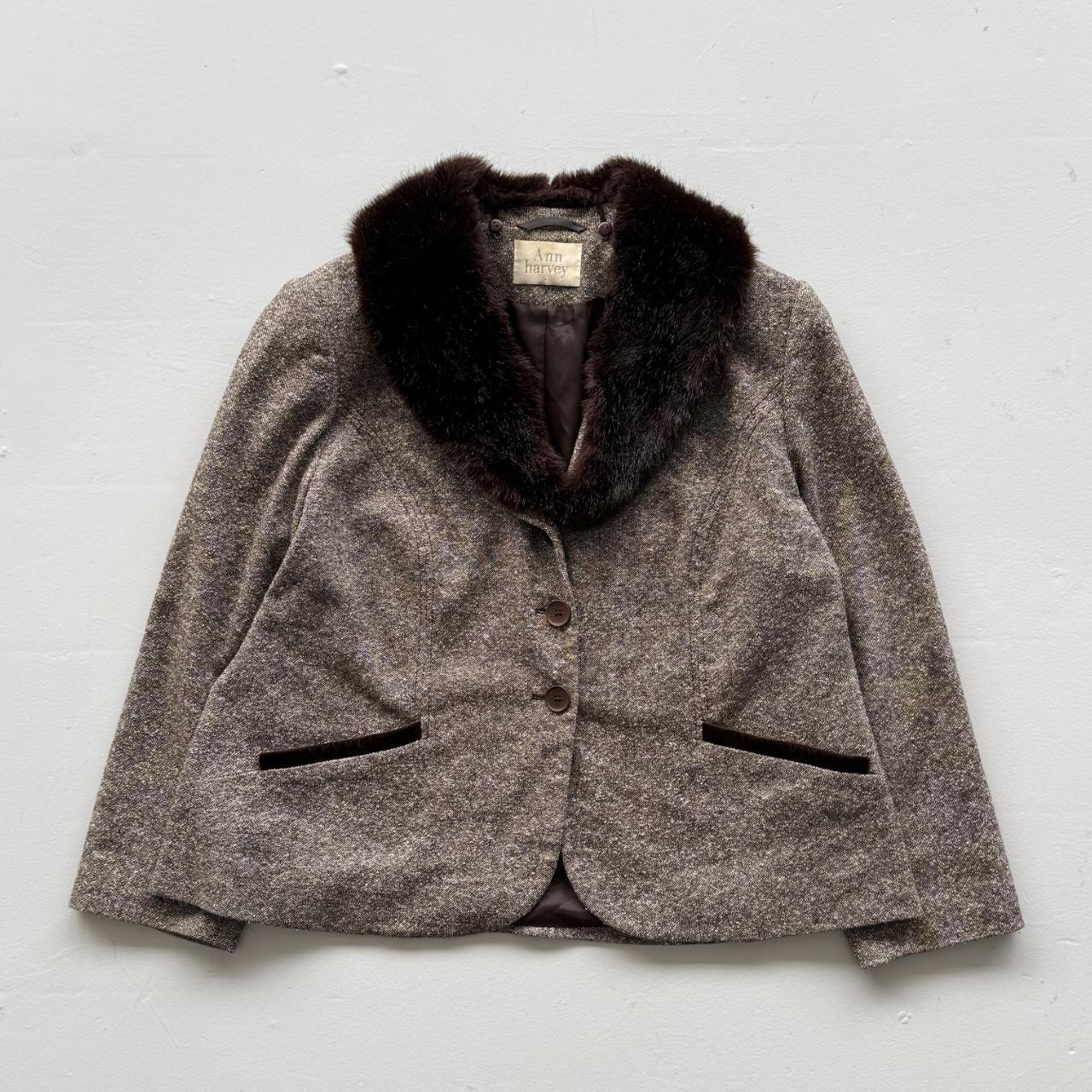 Ann Harvey 80s Vintage Cropped Jacket - Large