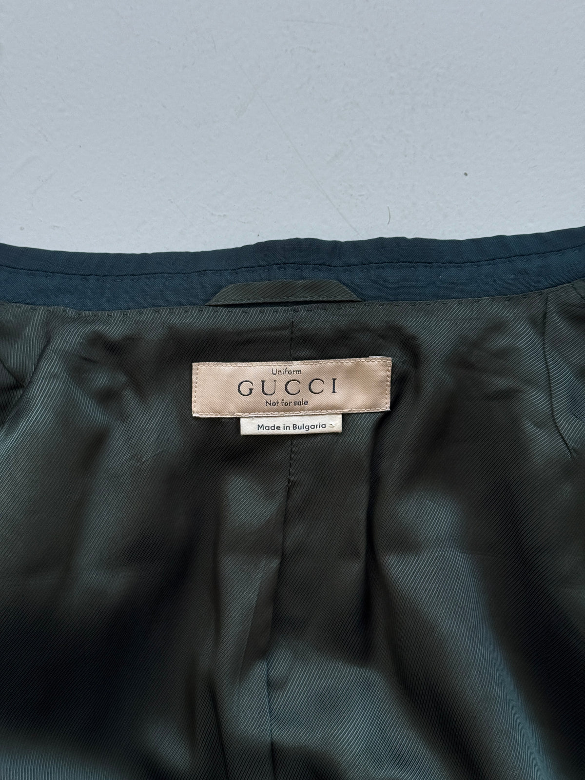 Gucci Uniform Double-Breasted Vintage Suit Jacket - Small