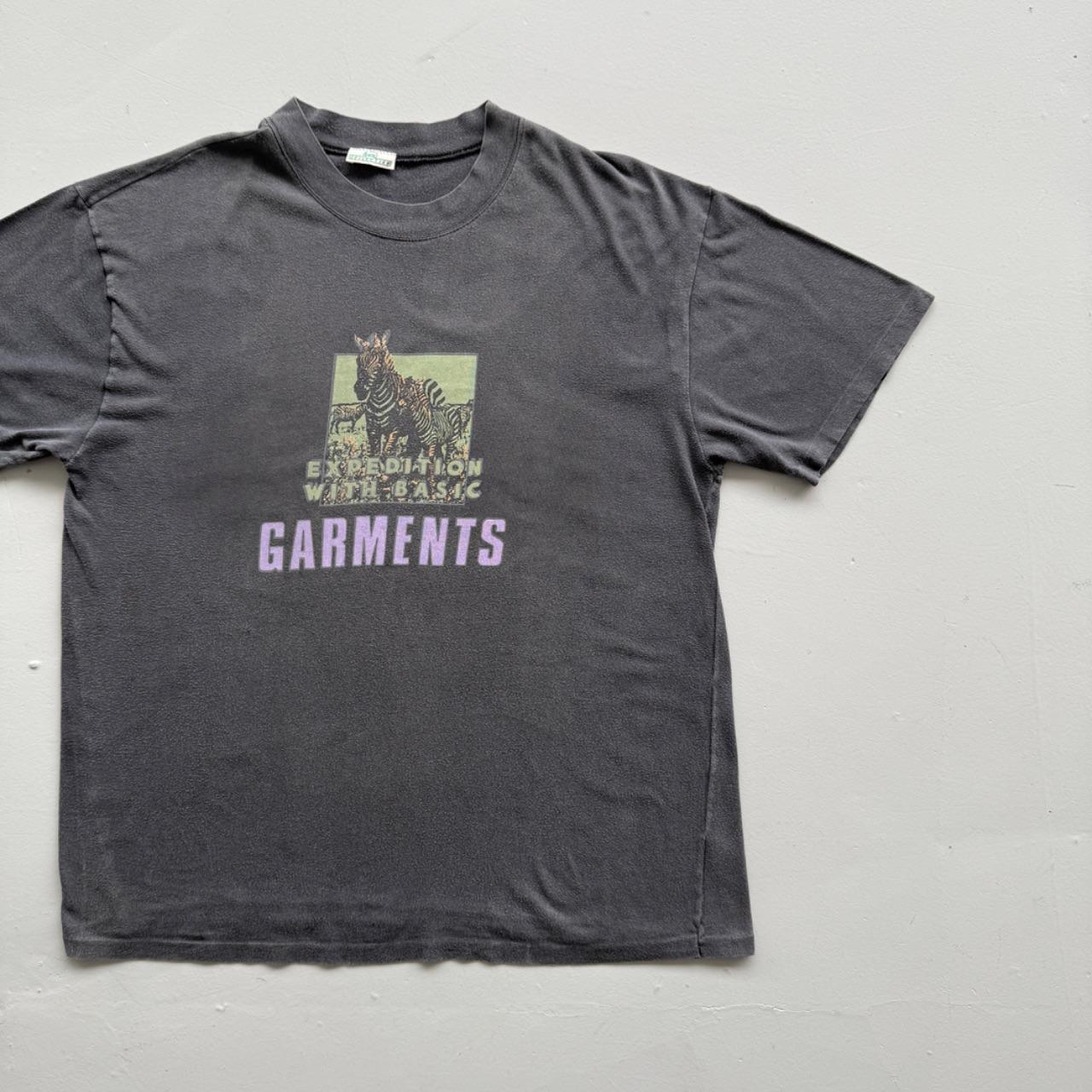 Faded Black Expedition with Basics 90s Vintage T-Shirt - Large