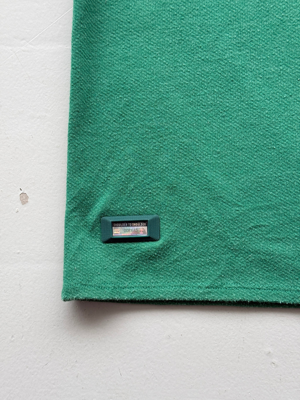 Green Ireland Home 2019 Jersey Vintage Short Sleeve Rugby Polo - XXL