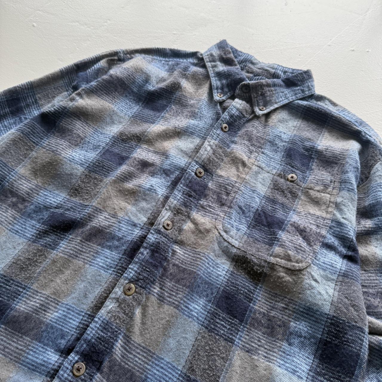Blue Canyon Guide 80’s Vintage Flannel Long Sleeve Shirt - Large