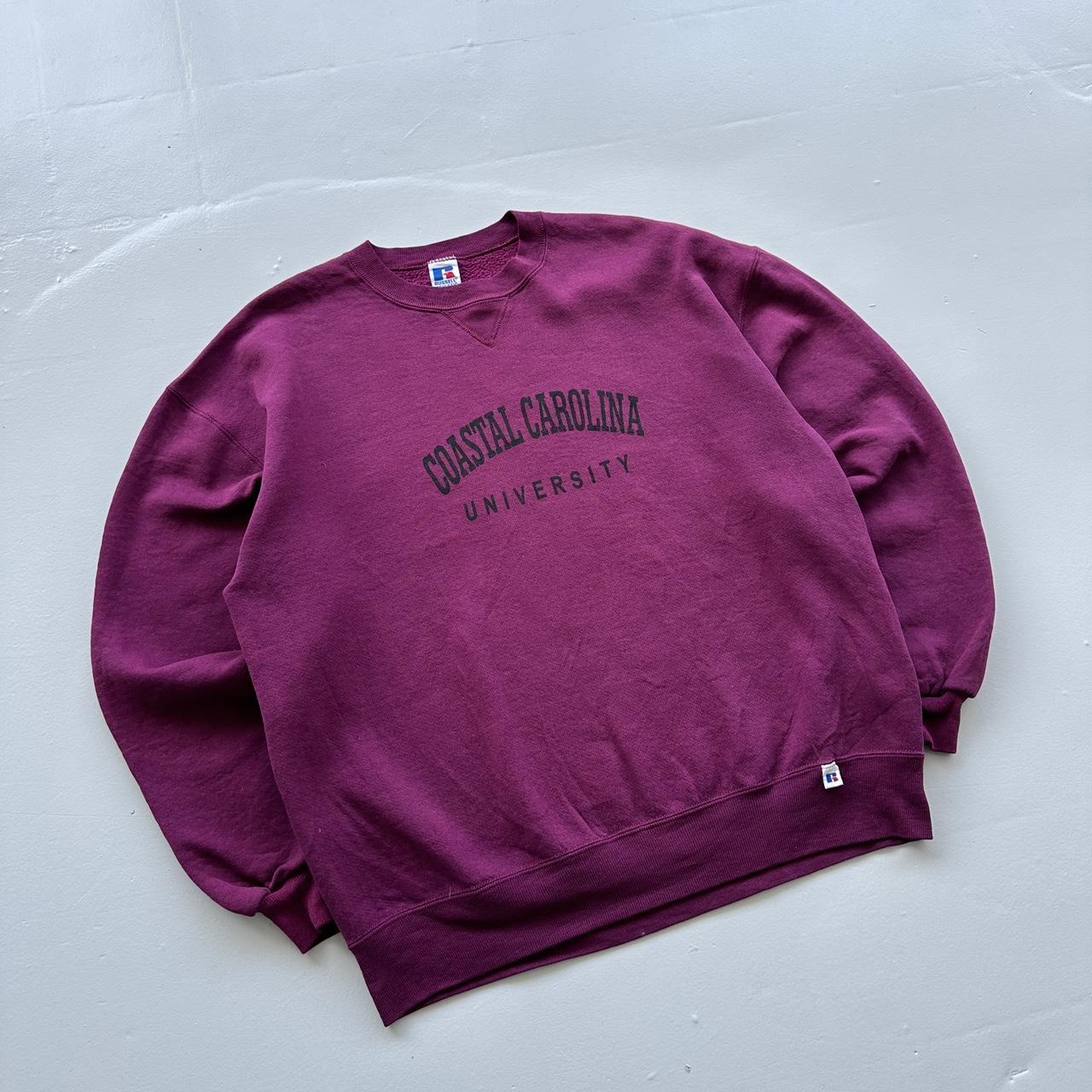 Burgundy Carolina University Russell Athletic 90s Sweatshirt - XL