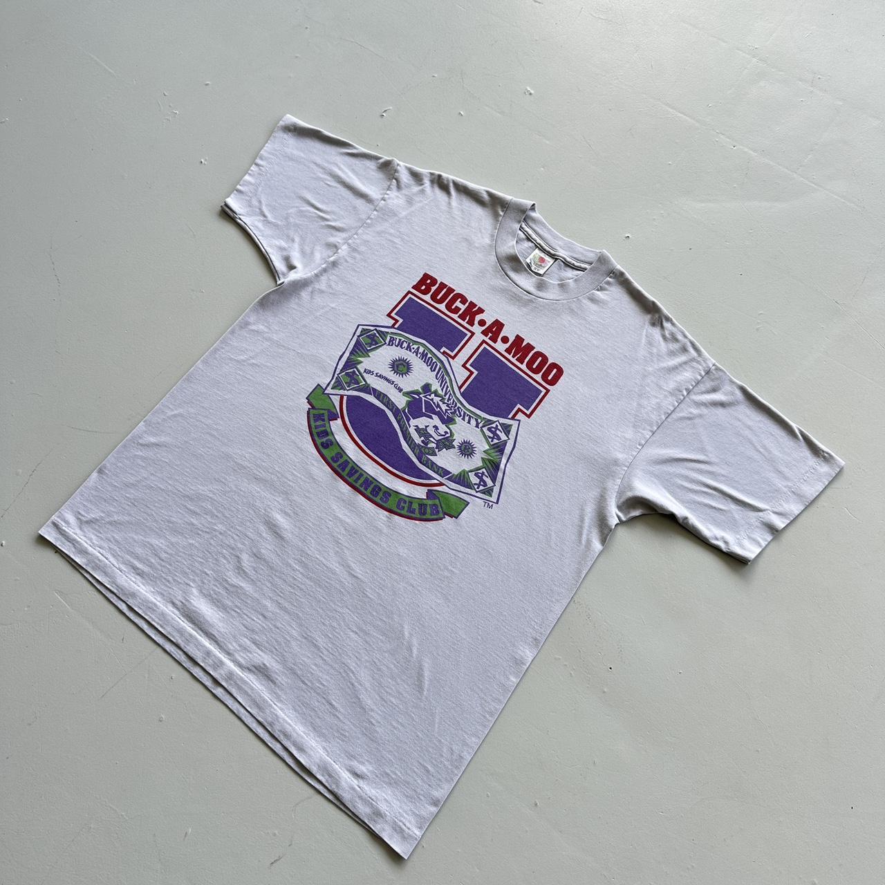 Light Lilac 90s Kids Saving Club Vintage T-shirt - XL