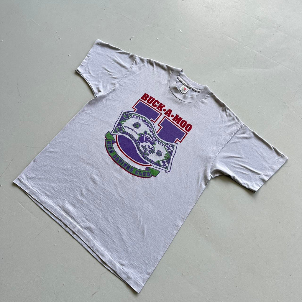 Light Lilac 90s Kids Saving Club Vintage T-shirt - XL