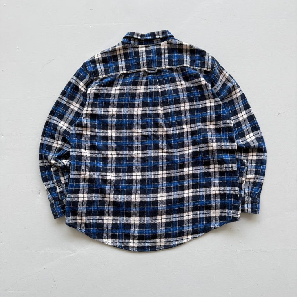 Blue Orvis 90’s Vintage Flannel Long Sleeve Shirt - XXL