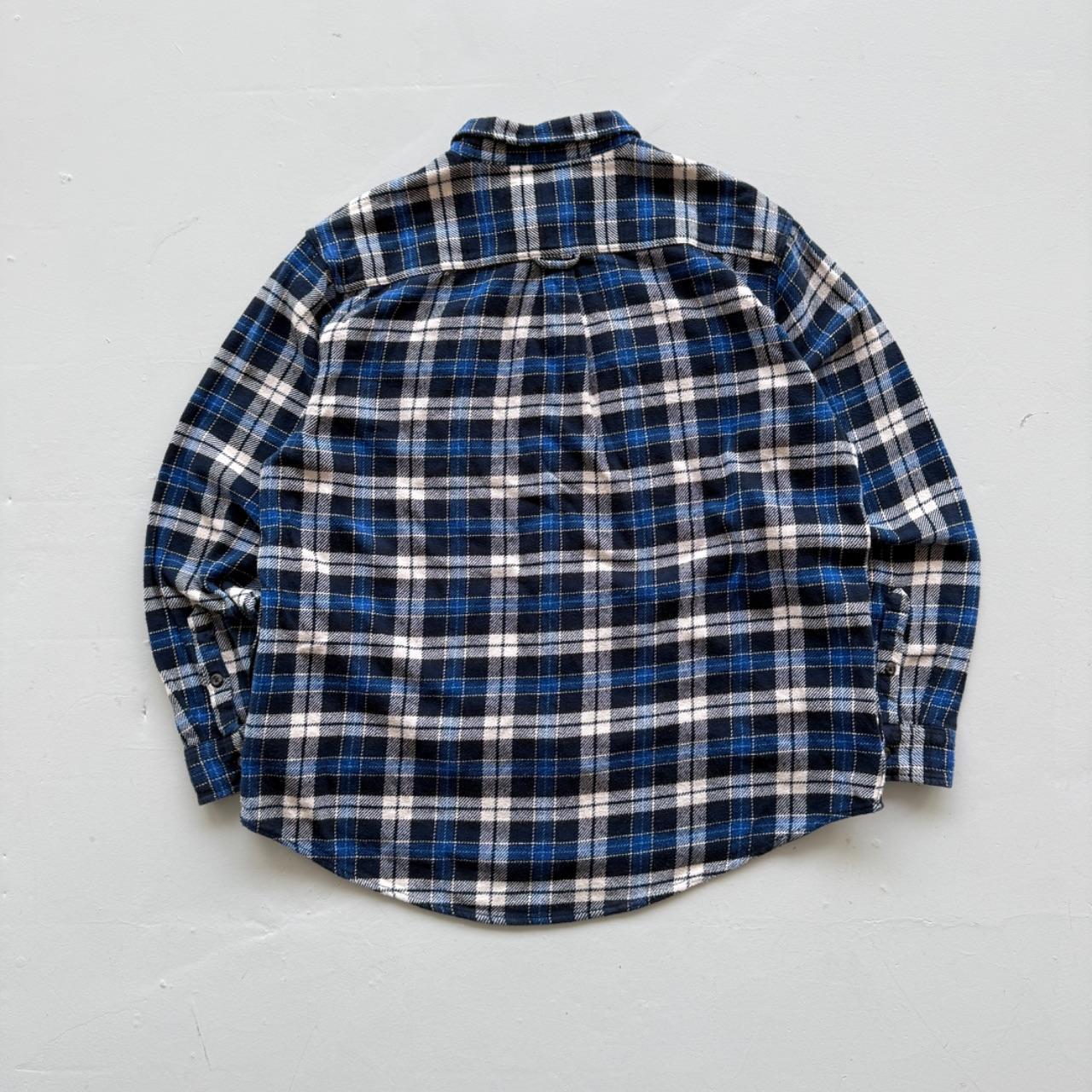 Blue Orvis 90’s Vintage Flannel Long Sleeve Shirt - XXL
