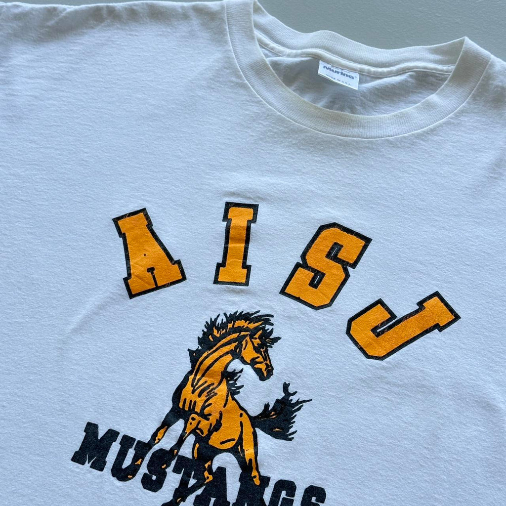 White Mustangs Vintage 90s Tour T-shirt - 2XL
