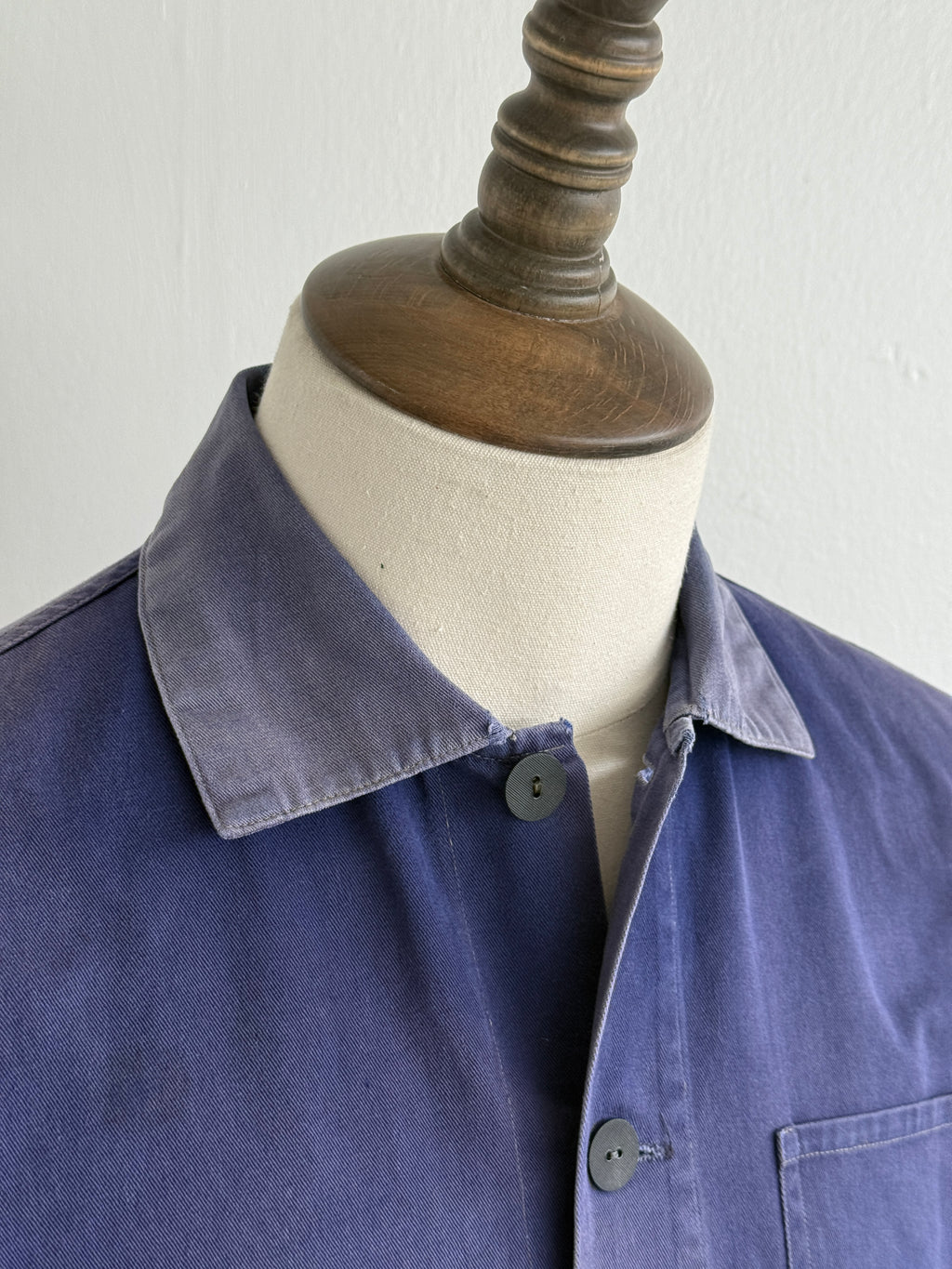 Faded Blue Friendship Made in China Vintage Workwear Chore Jacket CH386 - XS