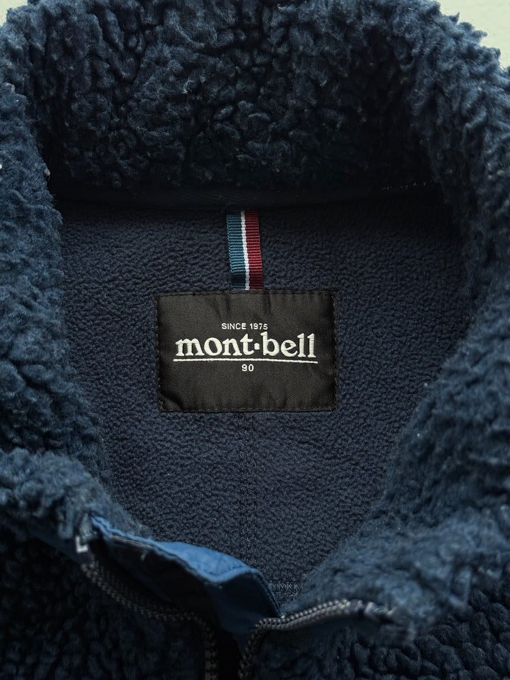 Blue Mont Bell Climbplus Shearling Fleece Jacket - XS
