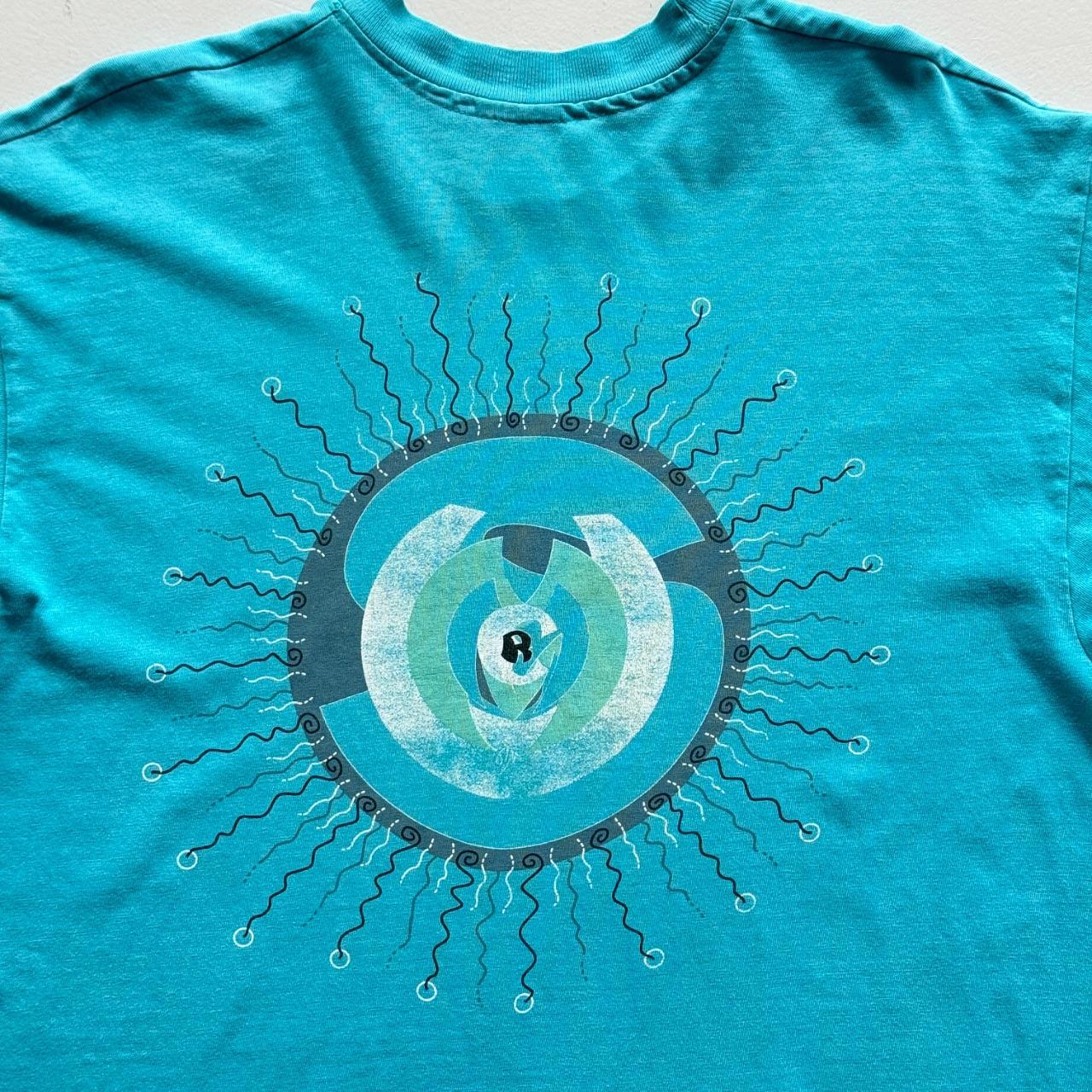 Blue Surfer 90s Vintage Graphic Surf T-Shirt - Medium
