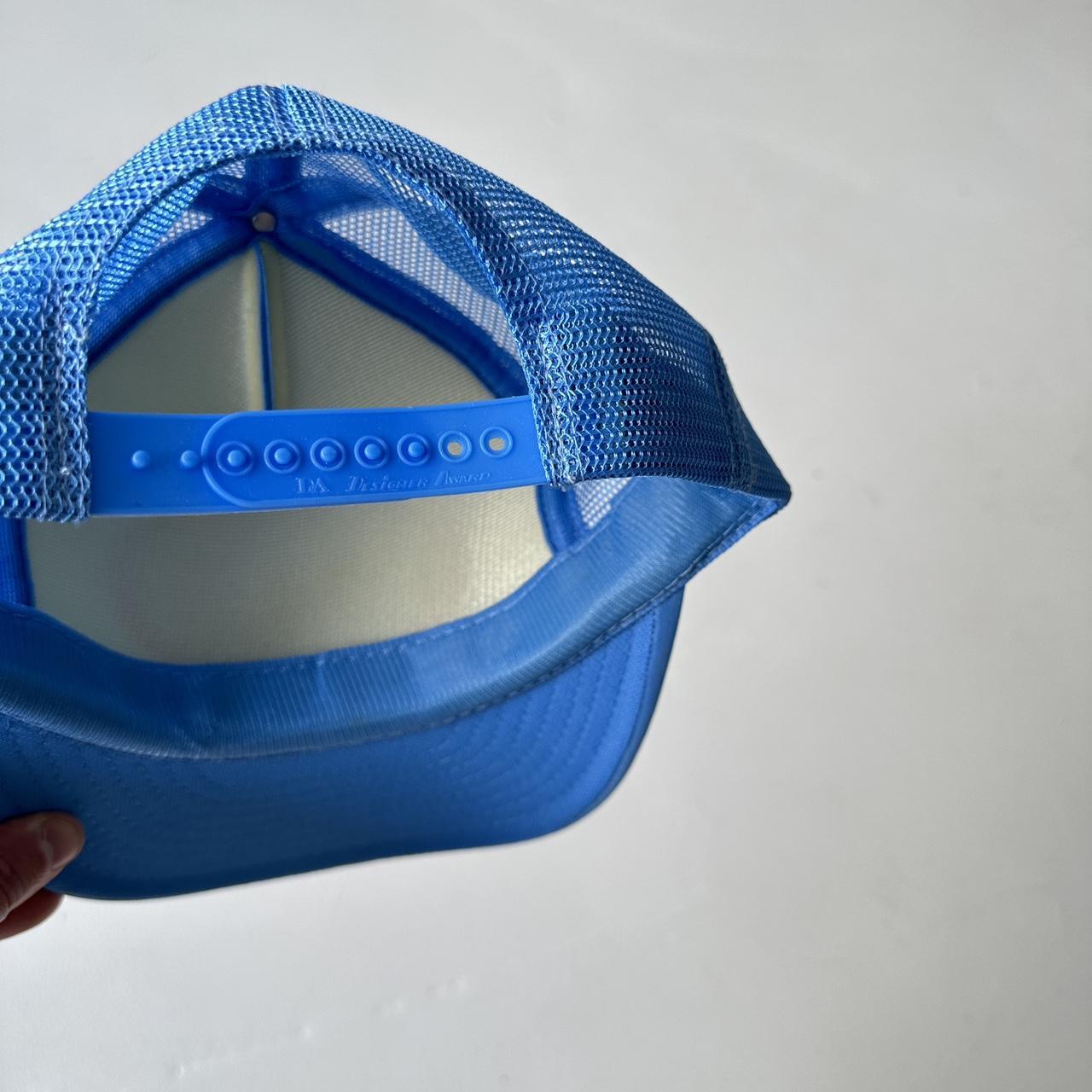 Baby Blue Queen of The Skies Mesh and Foam Trucker SnapBack Cap