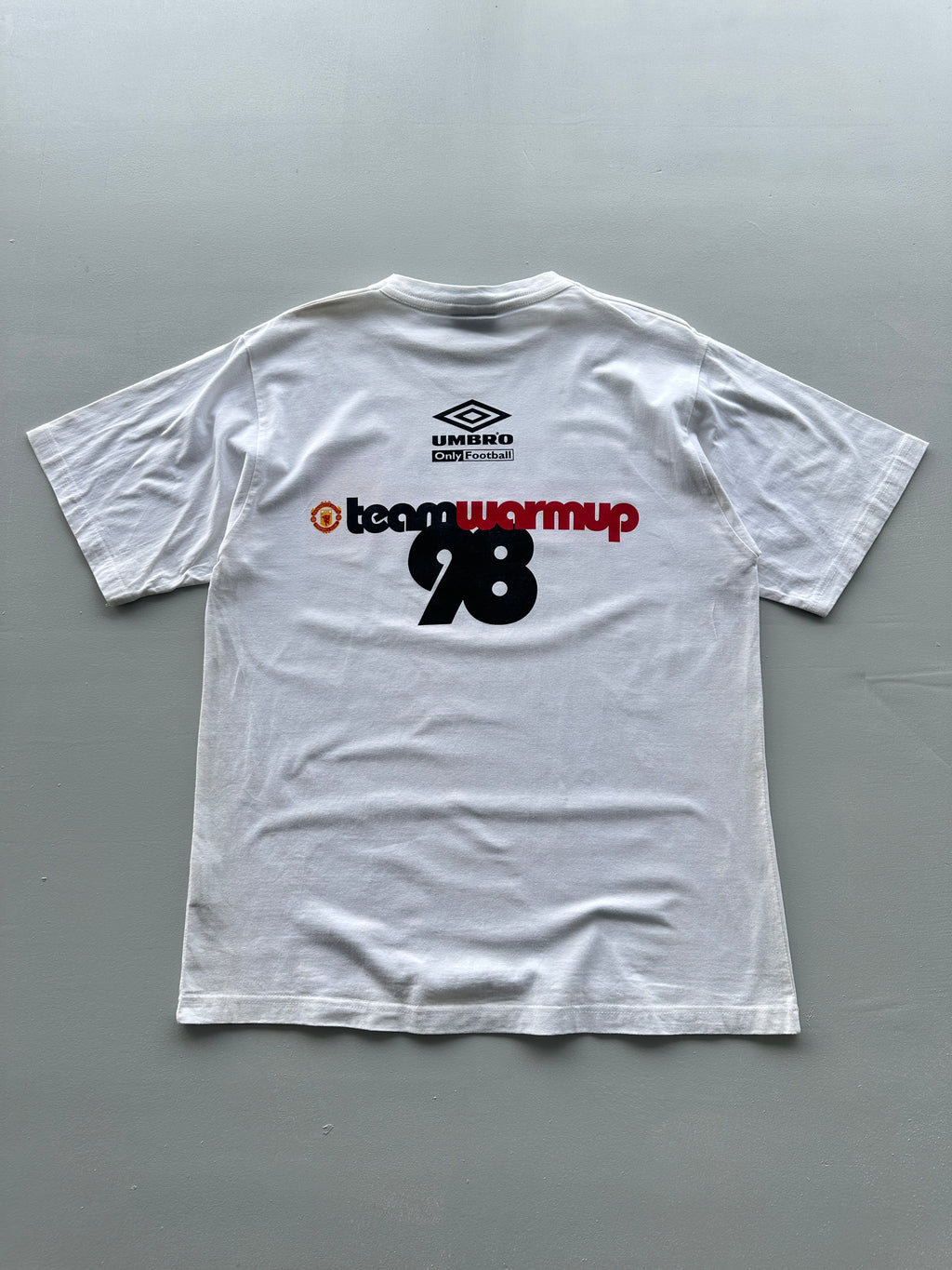 Umbro Manchester United Sharp 90's Vintage T-Shirt - Large