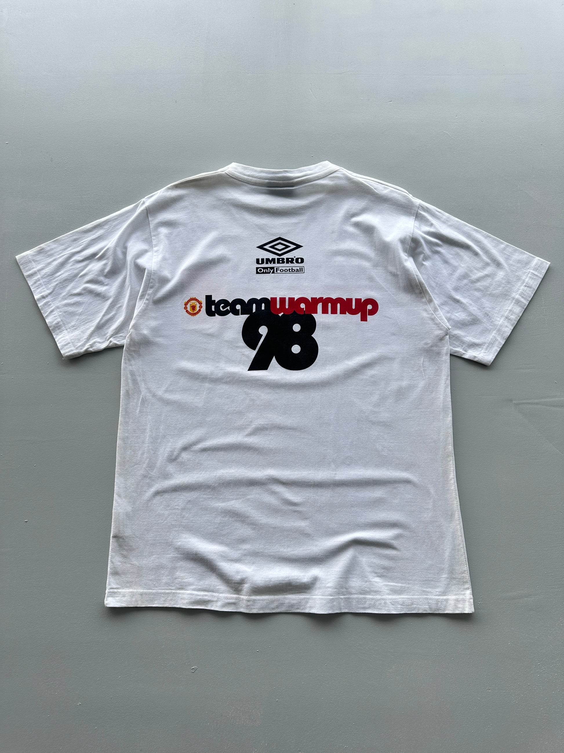 Umbro Manchester United Sharp 90's Vintage T-Shirt - Large