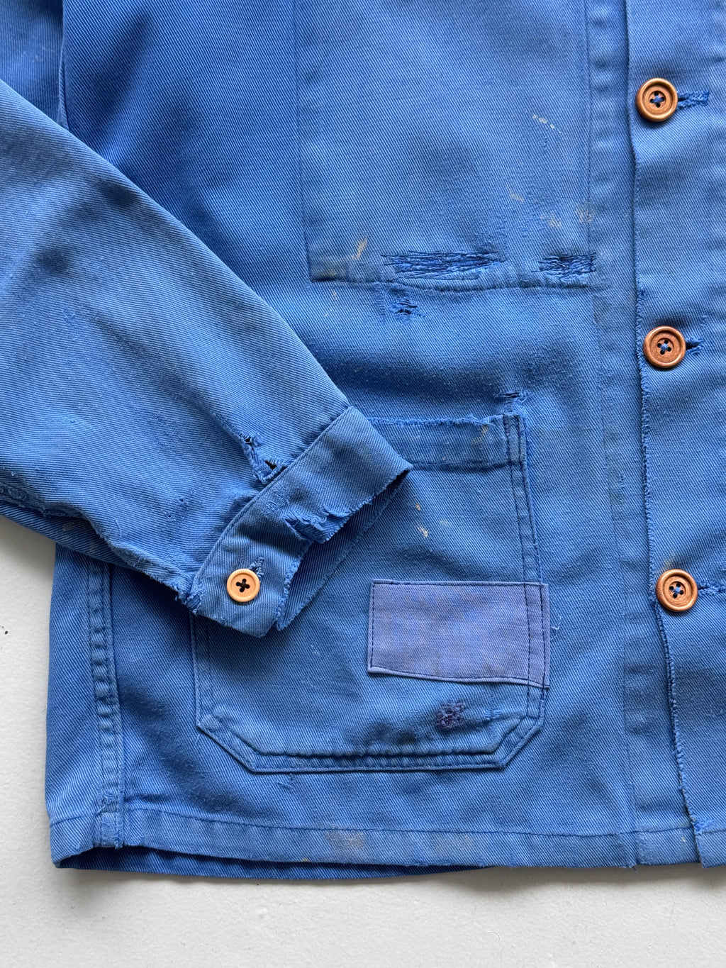 Blue Molinel Depuis Vintage Workwear Chore Jacket CH392 - Medium