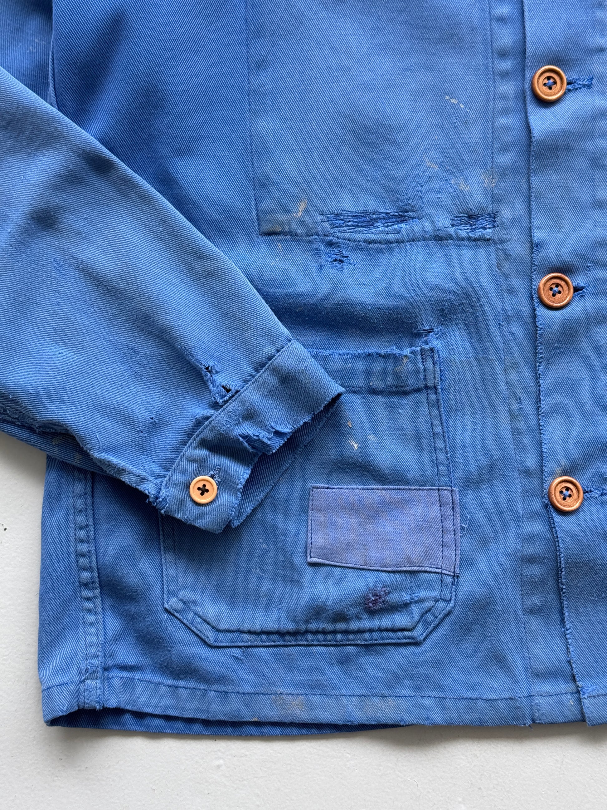Blue Molinel Depuis Vintage Workwear Chore Jacket CH392 - Medium