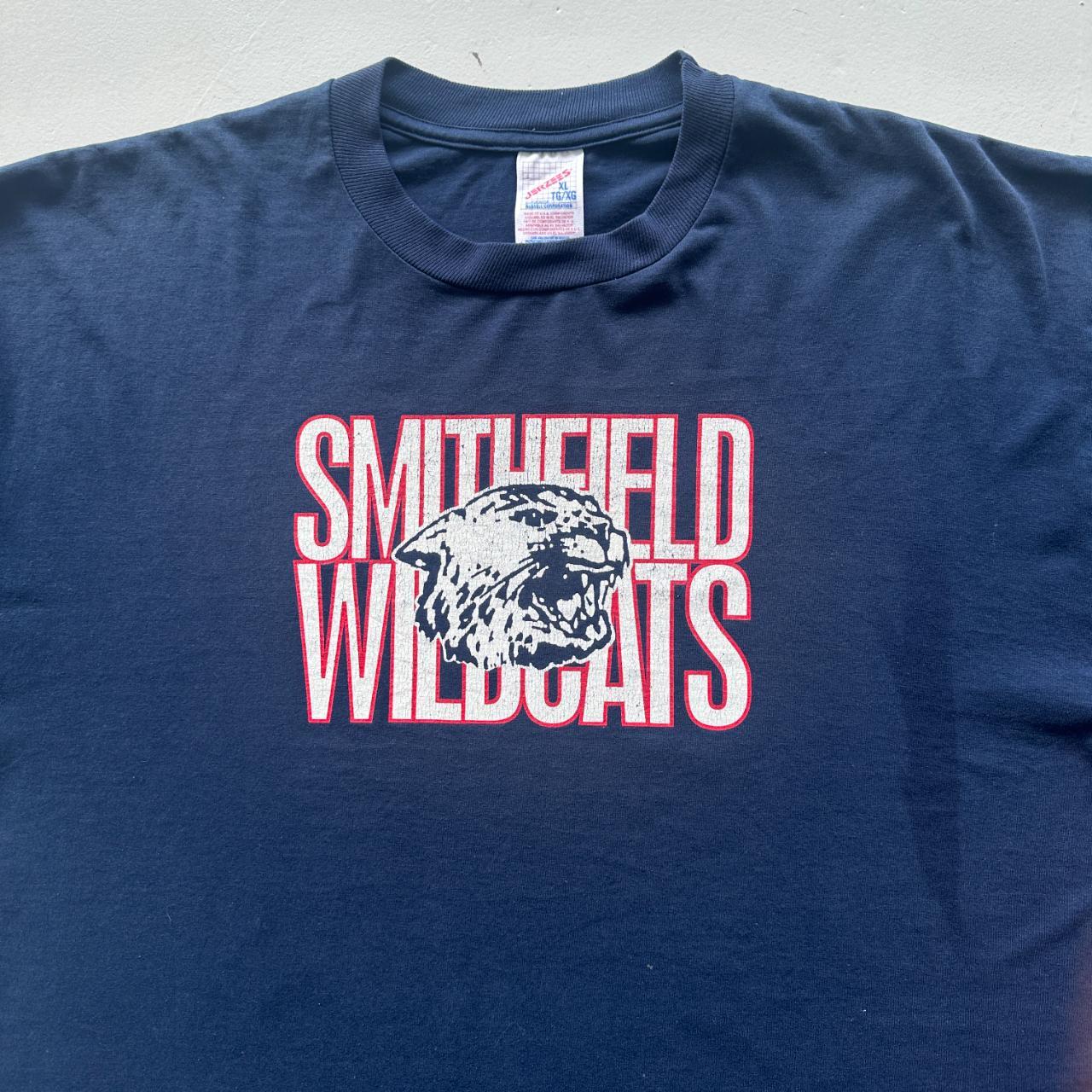 Navy Smithfield Wildcats Vintage 90's T-shirt - XL