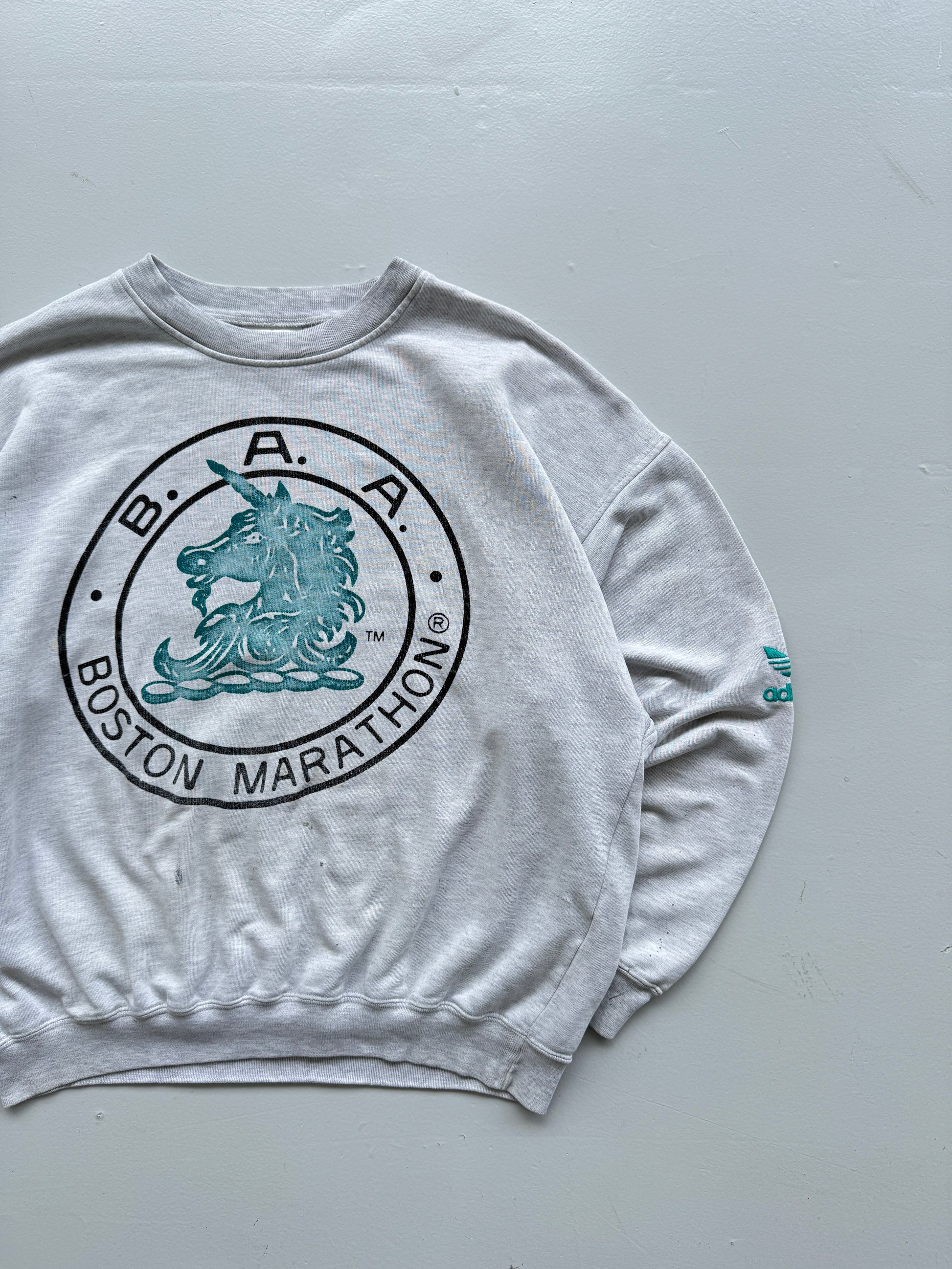 Adidas Boston Marathon Official Outfitter 90's Rare Vintage Sweatshirt - Large