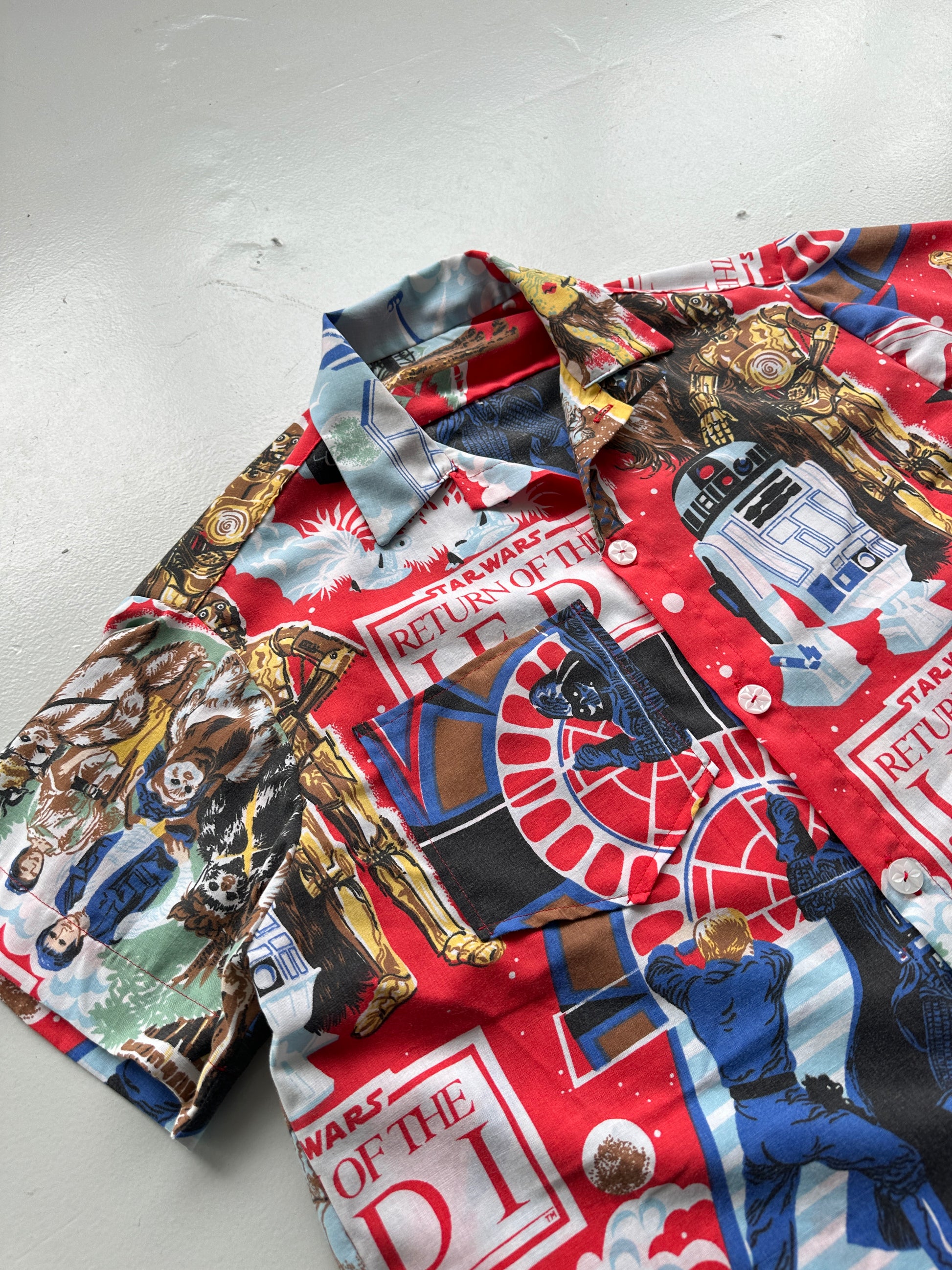 Star Wars Hand-Made Camp Collar Vintage 1980s Shirt No. 2 - Medium