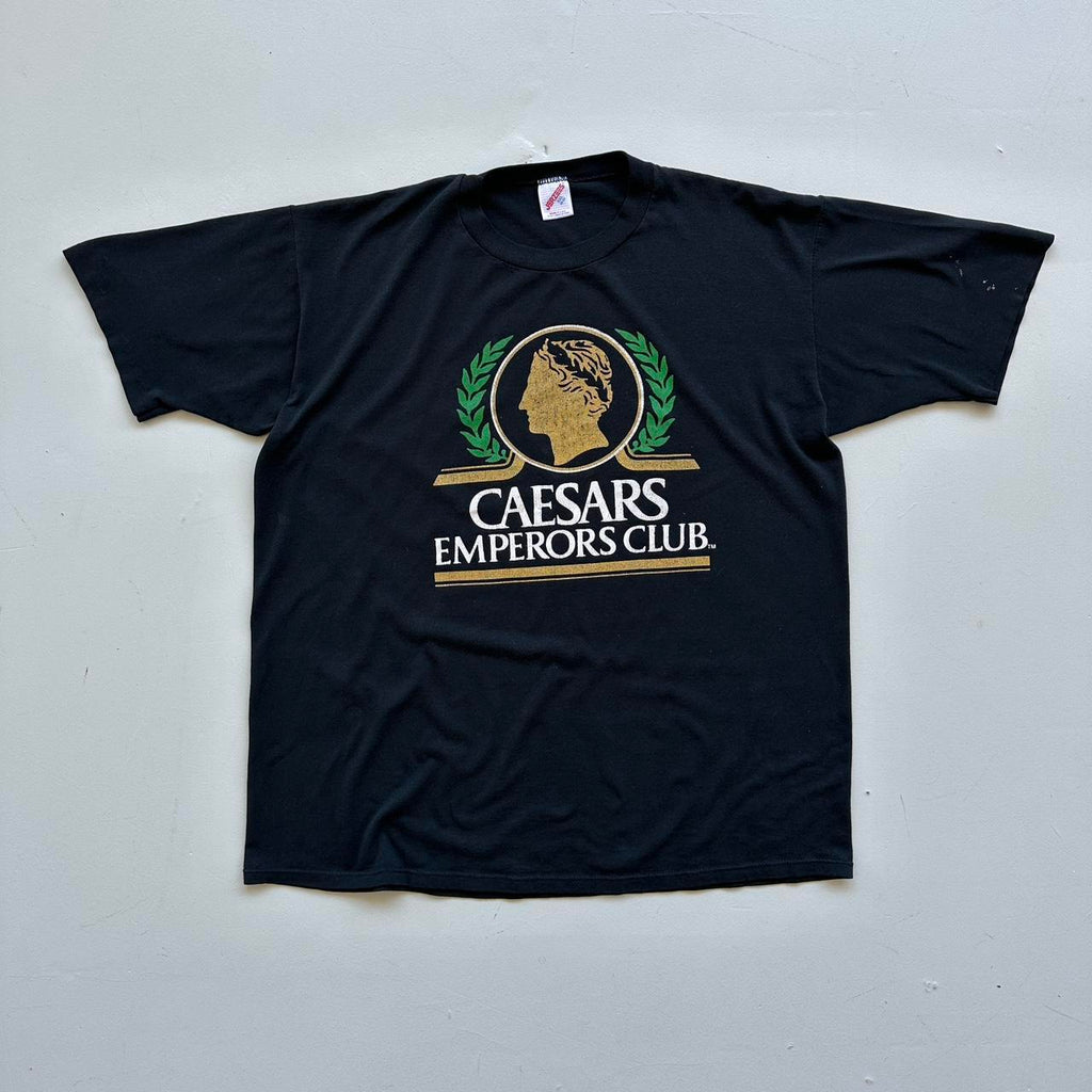 Caesars Casino Black 90s Vintage T-shirt - XL