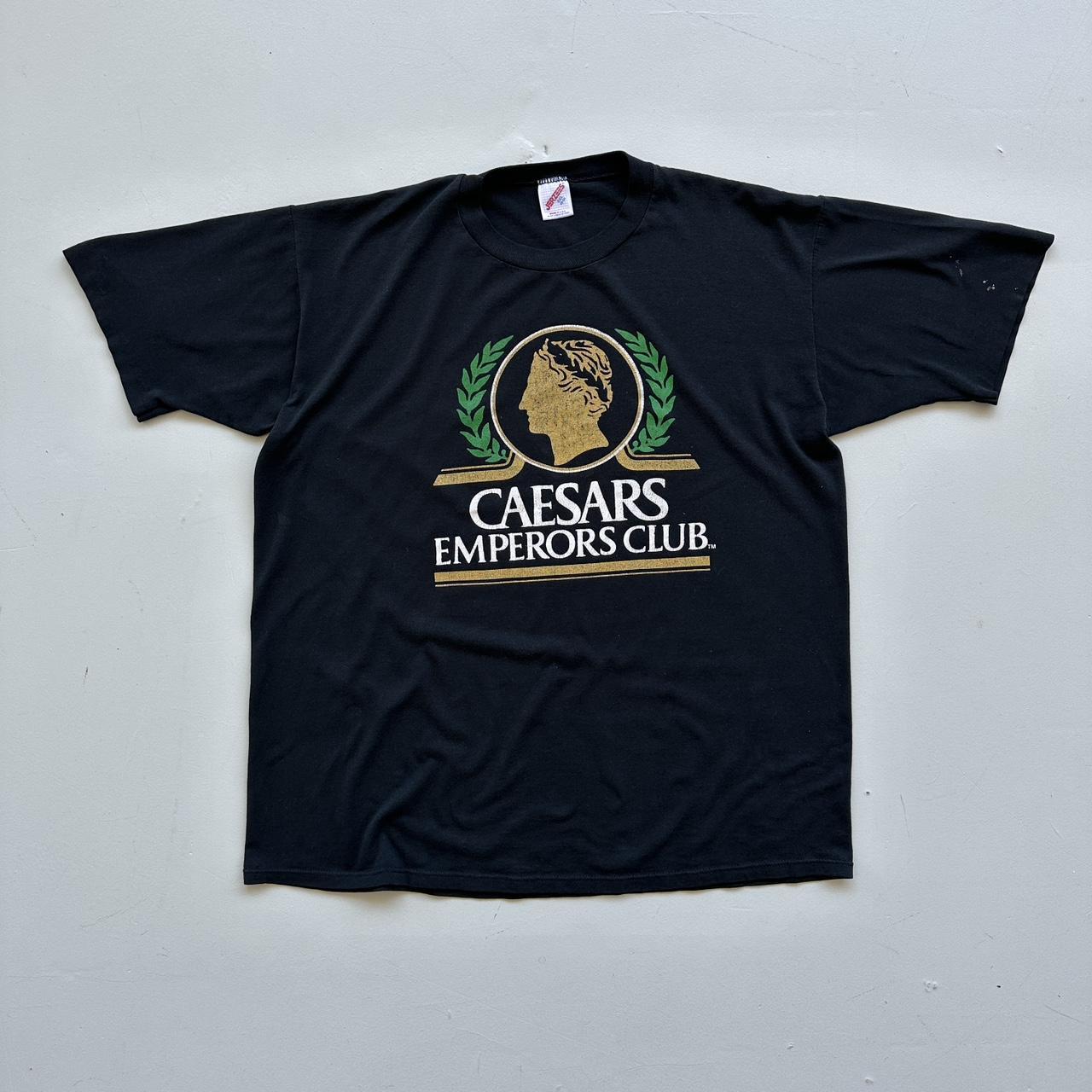 Caesars Casino Black 90s Vintage T-shirt - XL