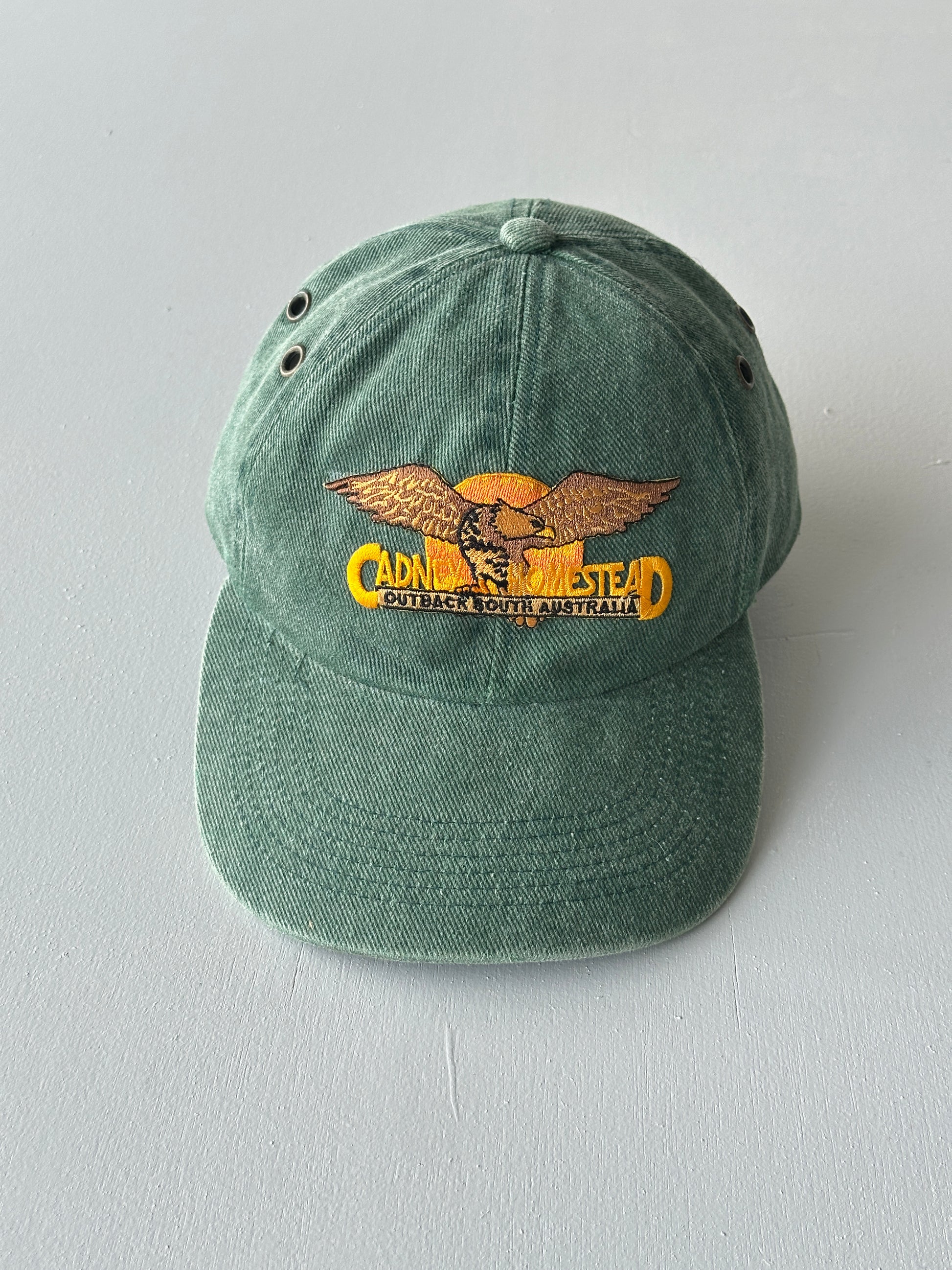 Green Cadney Homestead Outback 90's Vintage SnapBack Trucker Cap