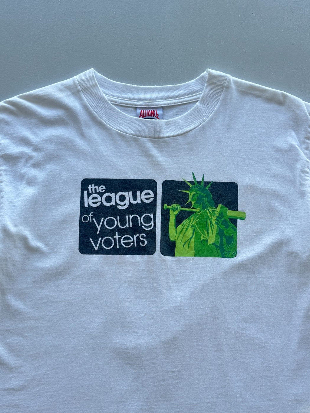 Alliance Graphics The League of Young Voters Y2K Vintage T-Shirt - Small