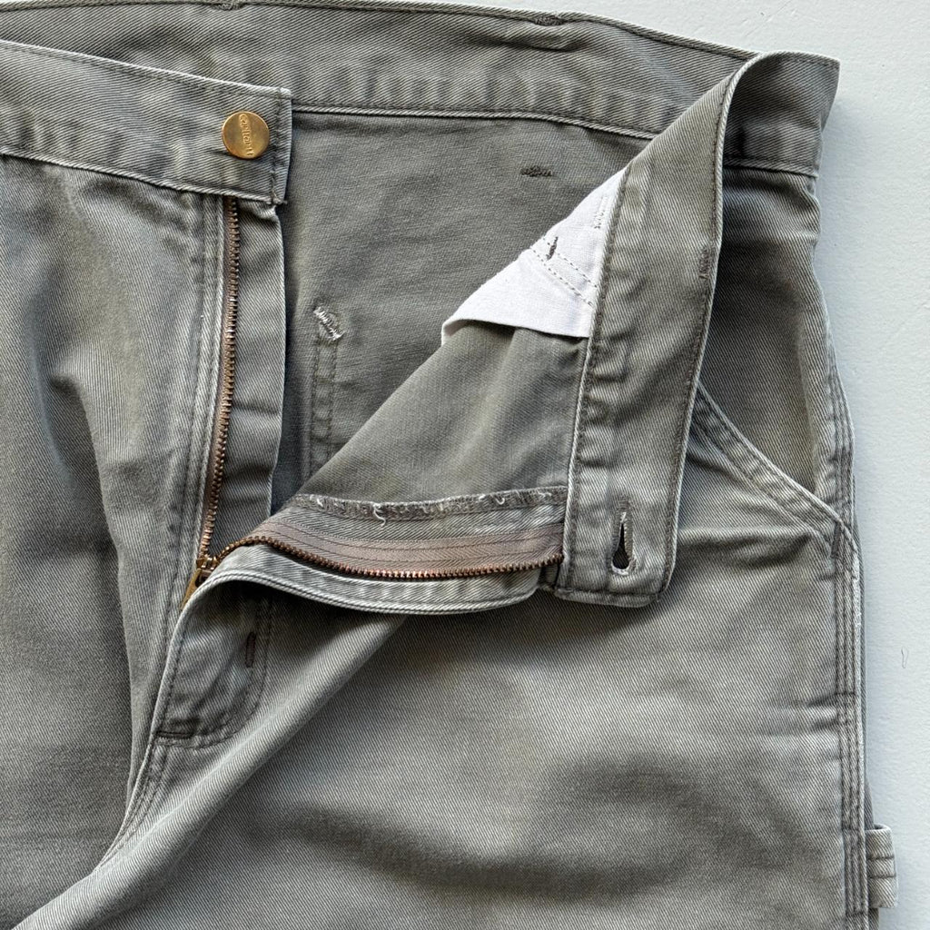 Grey / Khaki Carhartt Vintage Carpenter Pants - 34" x 32"